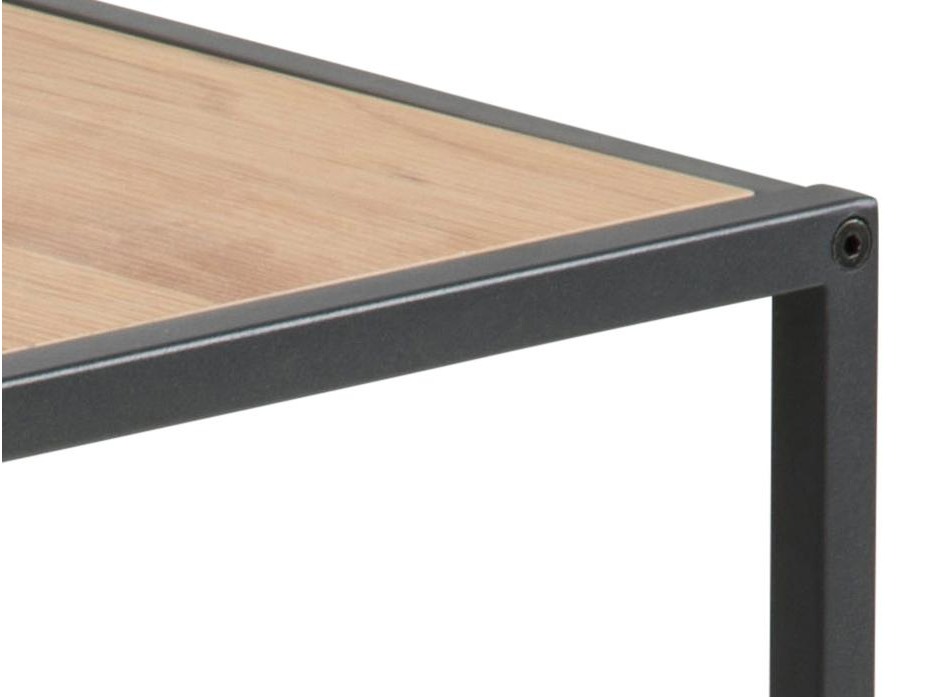 Komplet stranskih mizic Norsica 461 (Divji hrast + Črna)