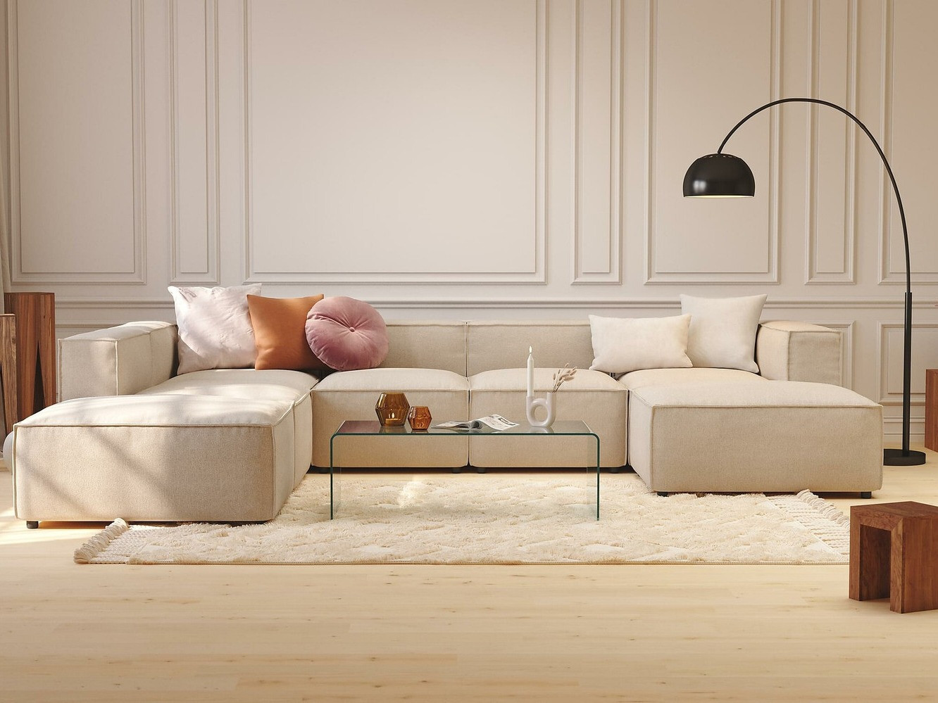 Modularna kotna sedežna garnitura SL5129