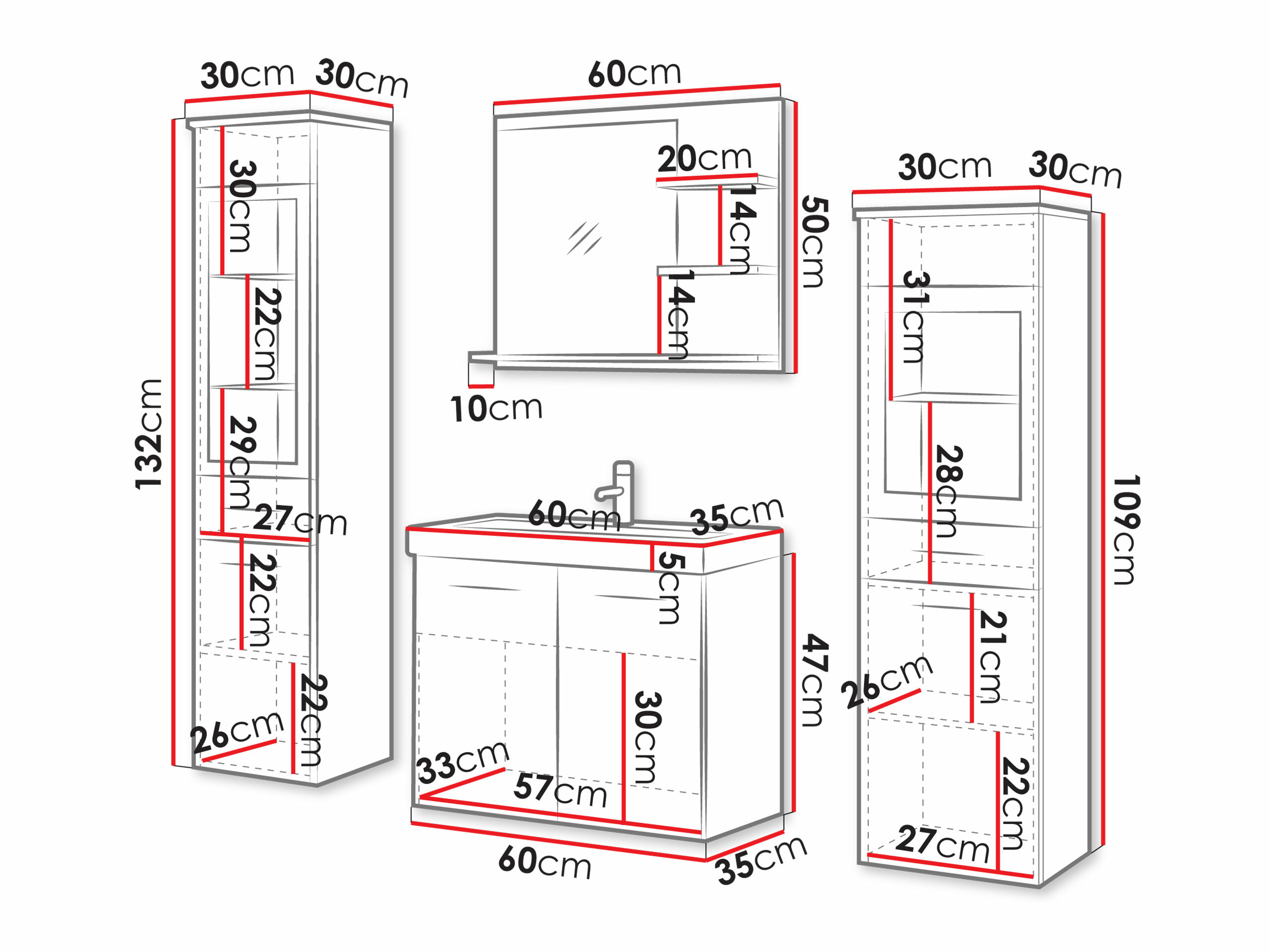 Kopalniški komplet Sarasota 141 (Matera siva)