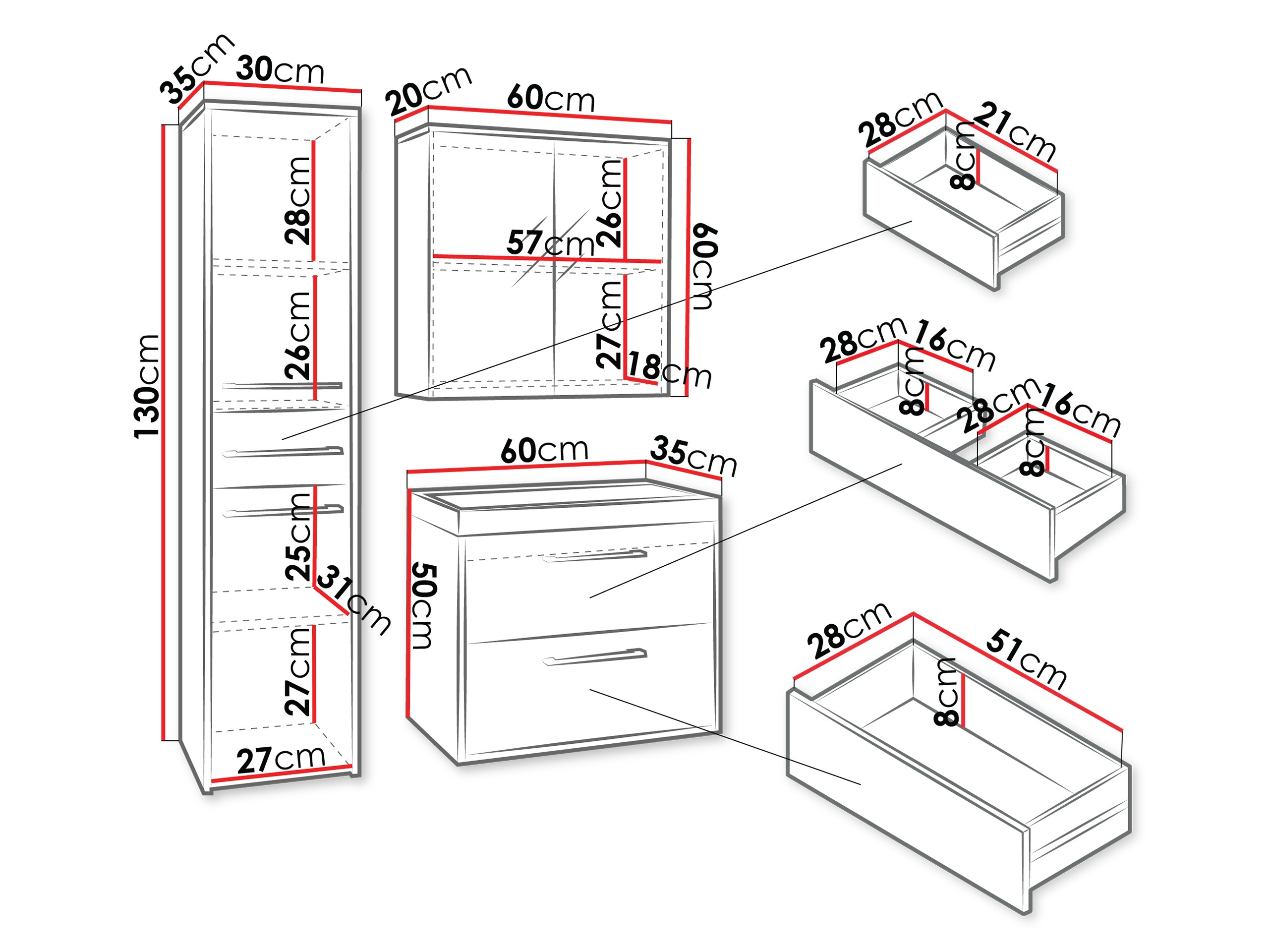 Kopalniški komplet Sarasota 173 (Kašmir)