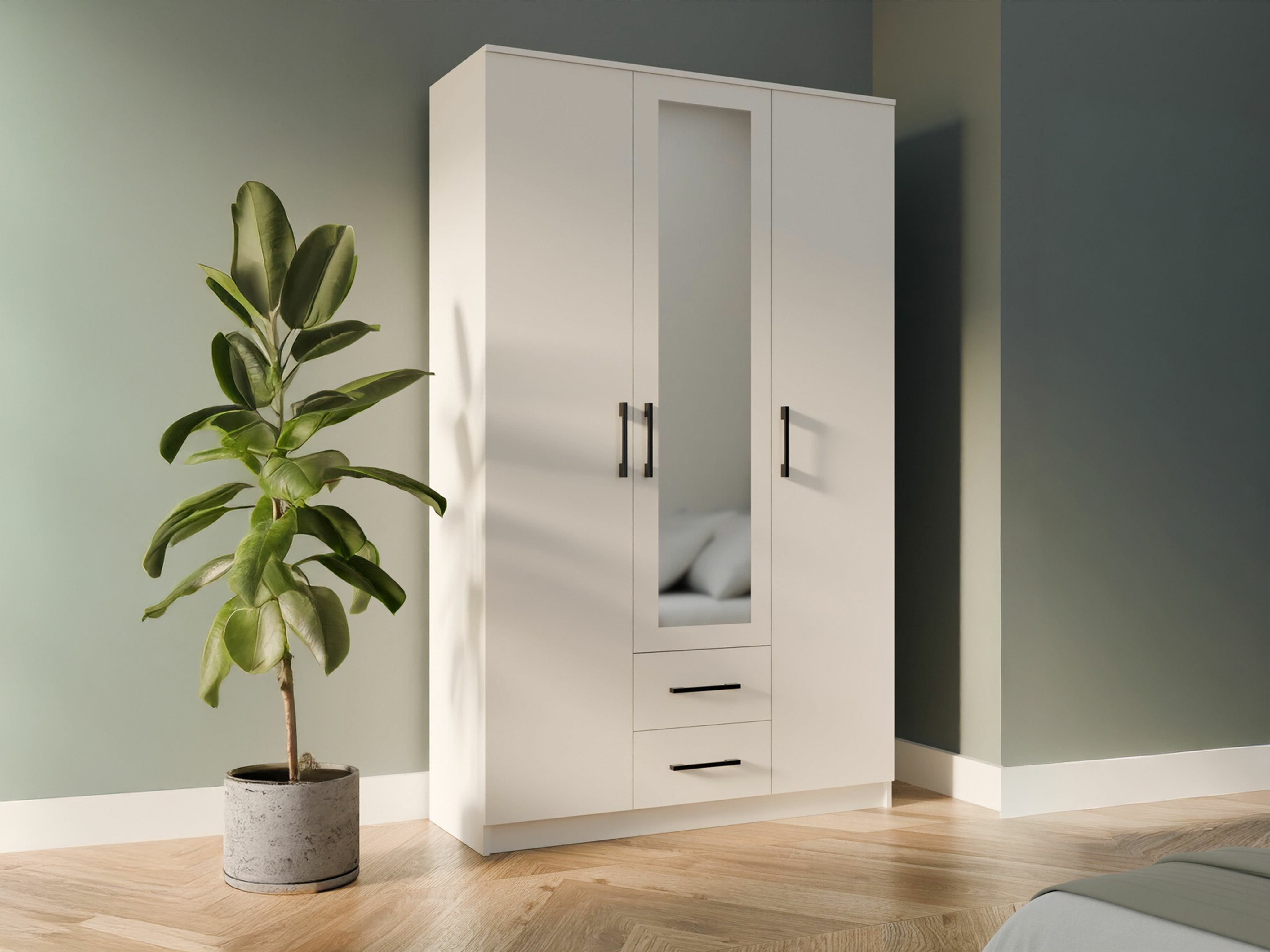 Garderobna omara Mandeville 116 (Bela)