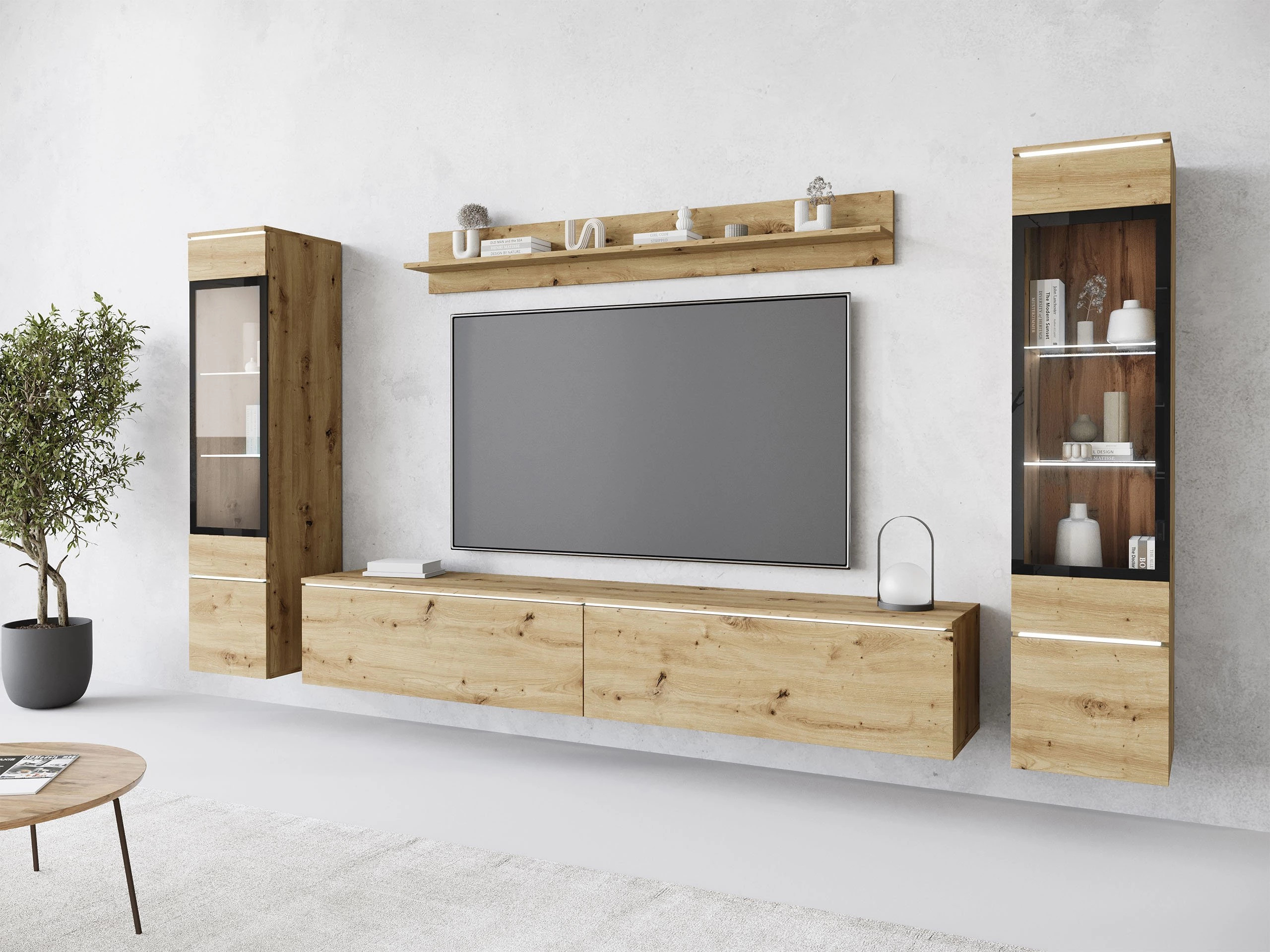 Komplet za dnevno sobo Mirfivo 101 (Artisan hrast)