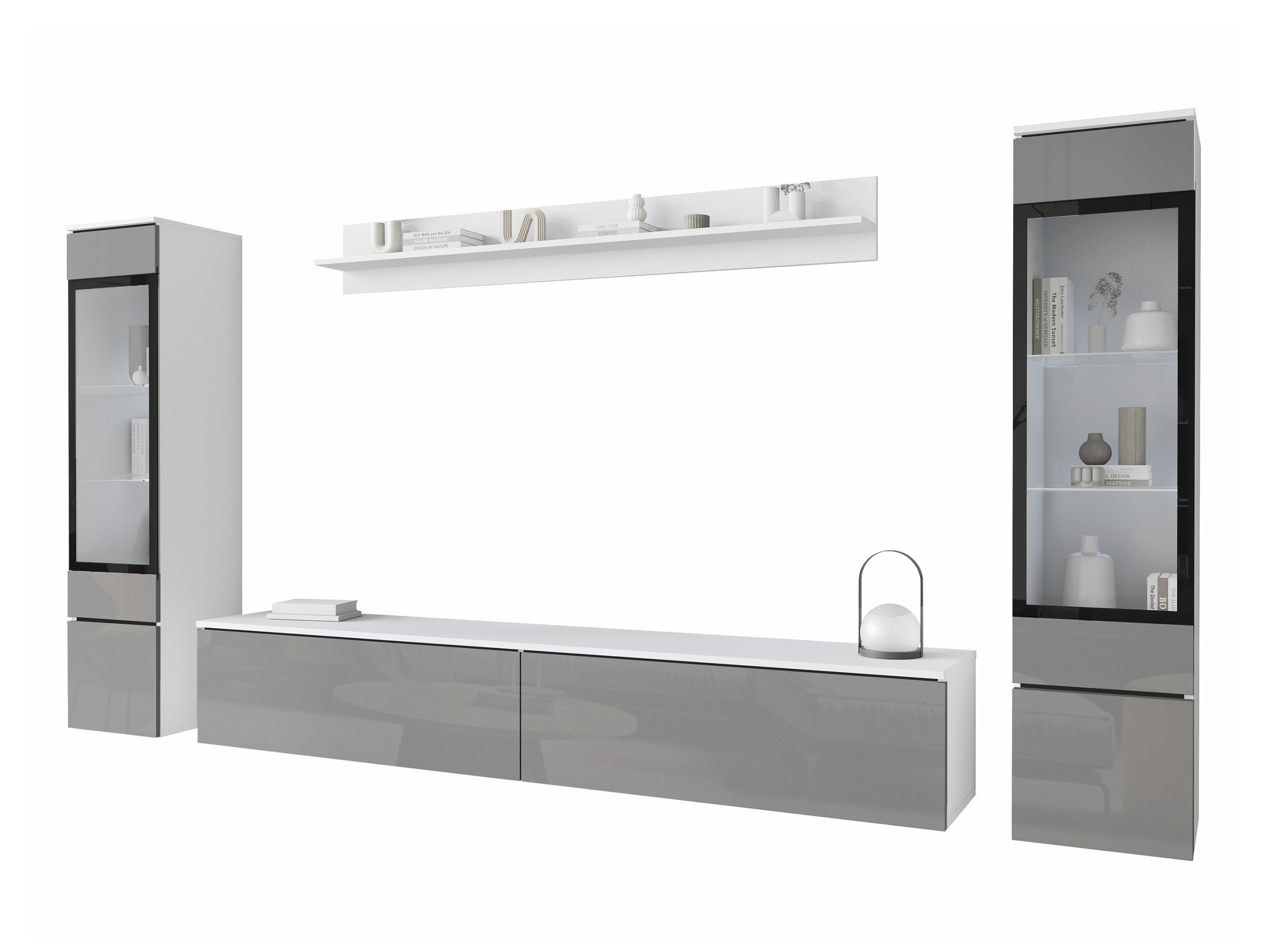 Komplet za dnevno sobo Sarasota 126 (Sijaj siva)