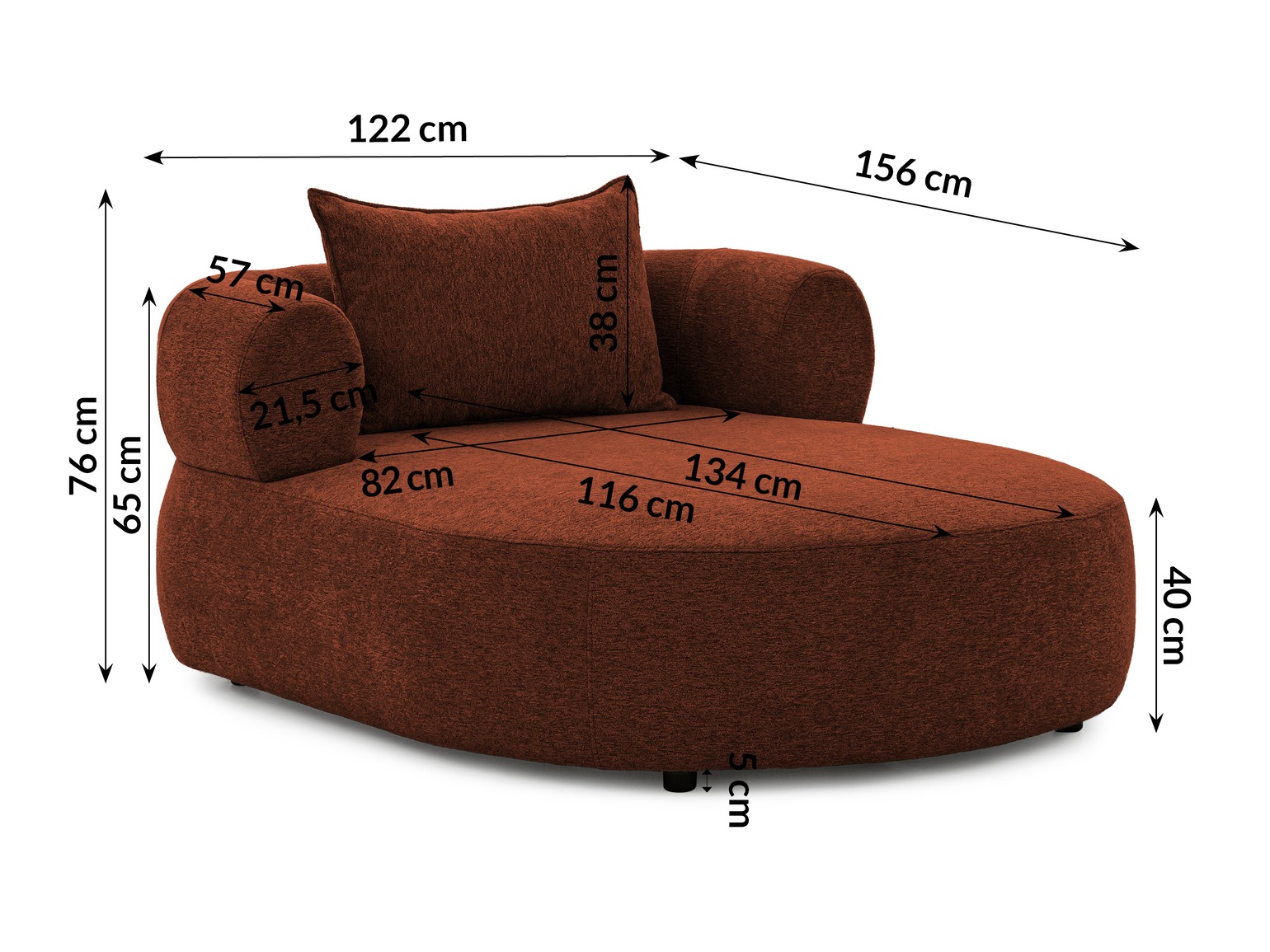 Fotelj Rocklin 102 (Toro 155)