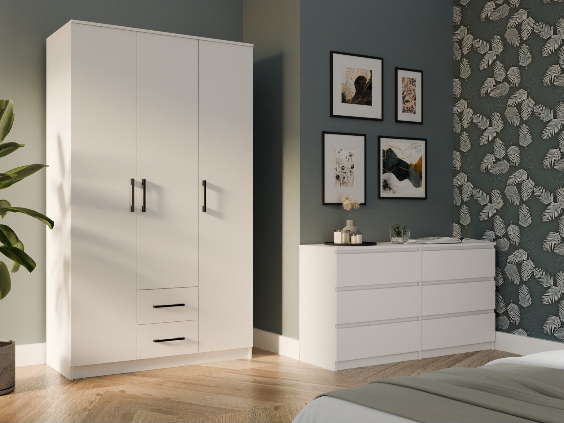 Garderobna omara Mandeville 116 (Bela)