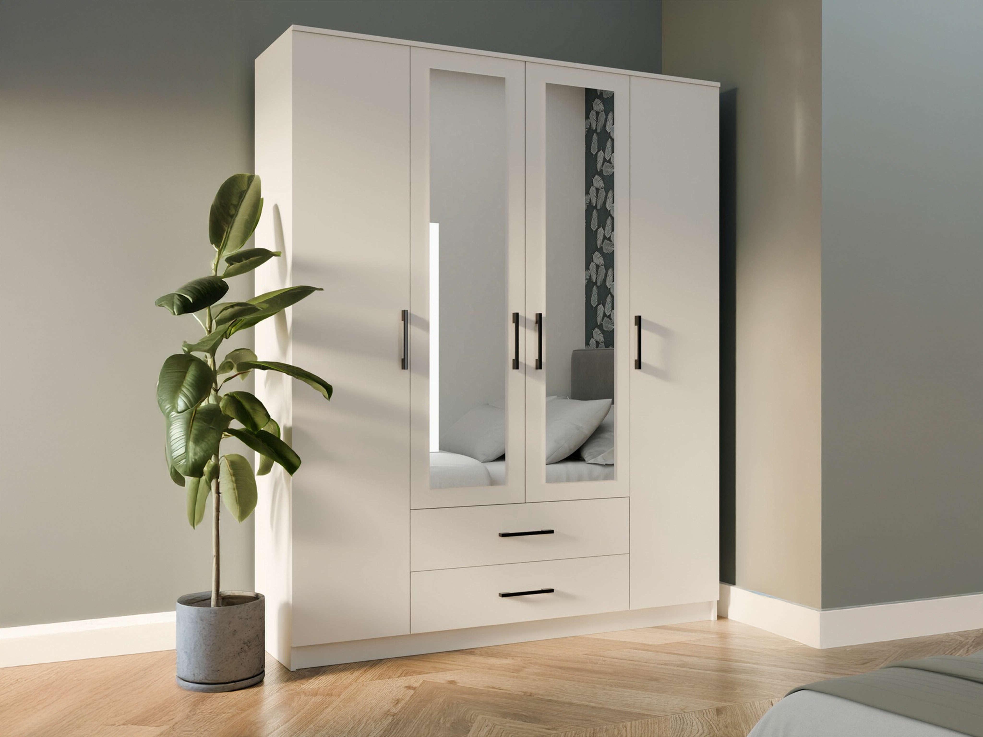 Garderobna omara Mandeville 117 (Bela)