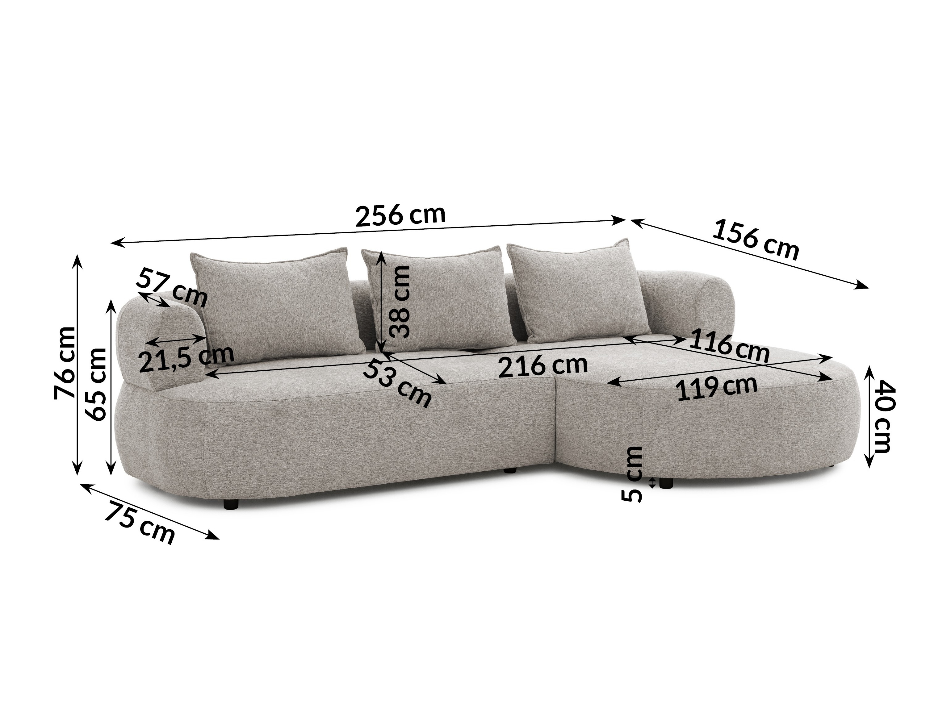 Kotna garnitura Rocklin 101 (Toro 145)