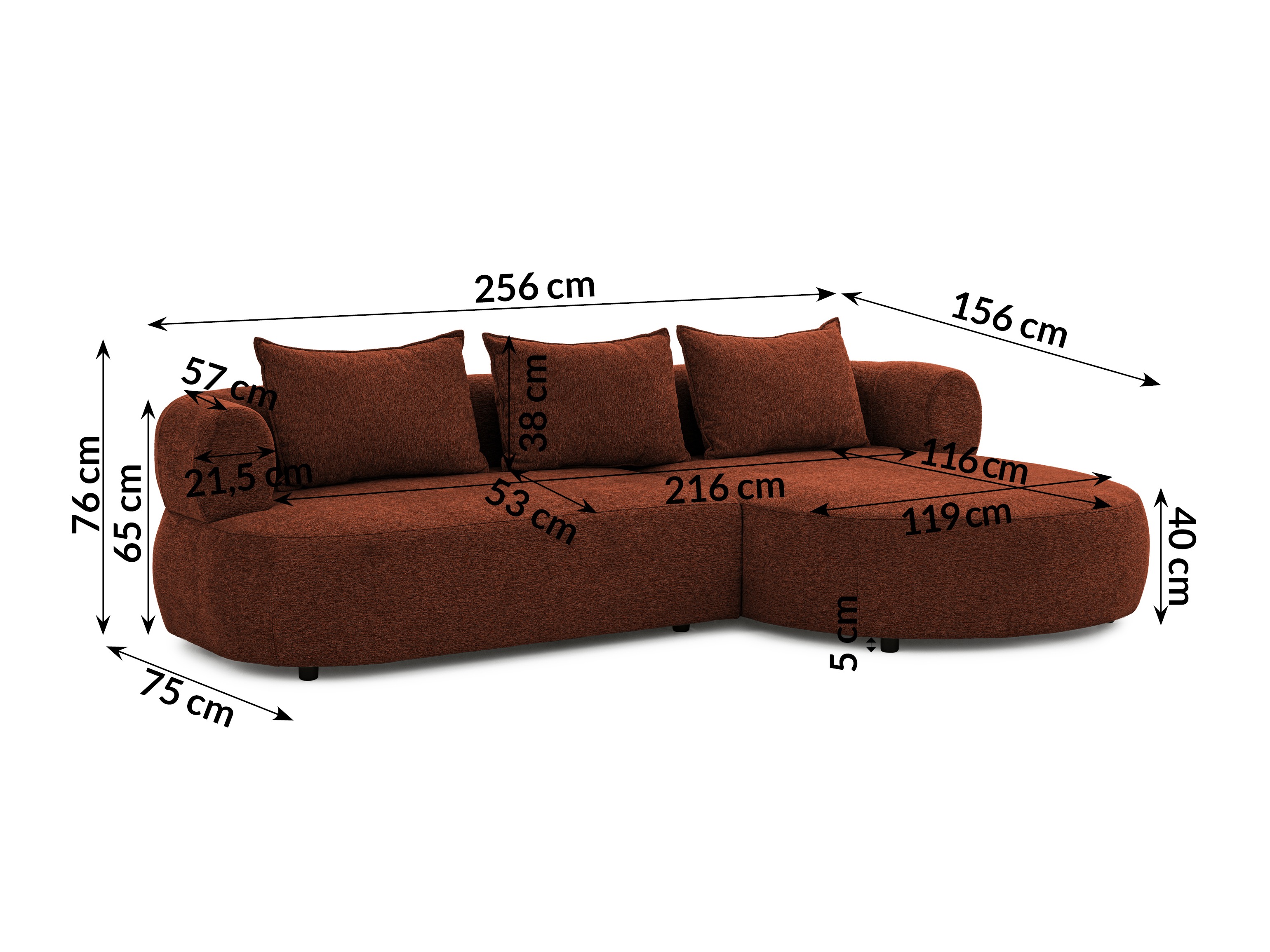 Kotna garnitura Rocklin 101 (Toro 155)