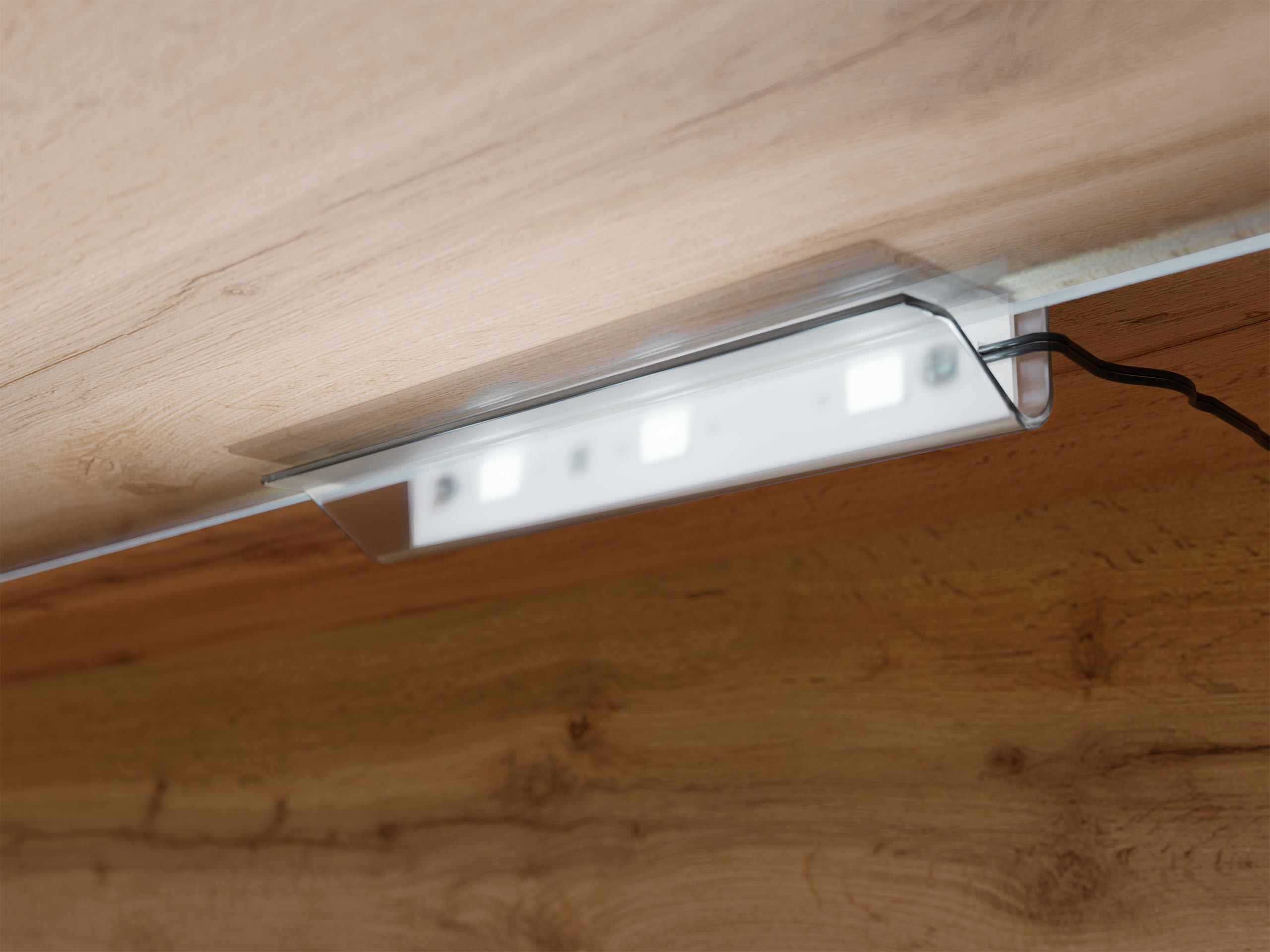 TV-omarica Sarasota 121 (Wotan hrast + Sijaj črna)