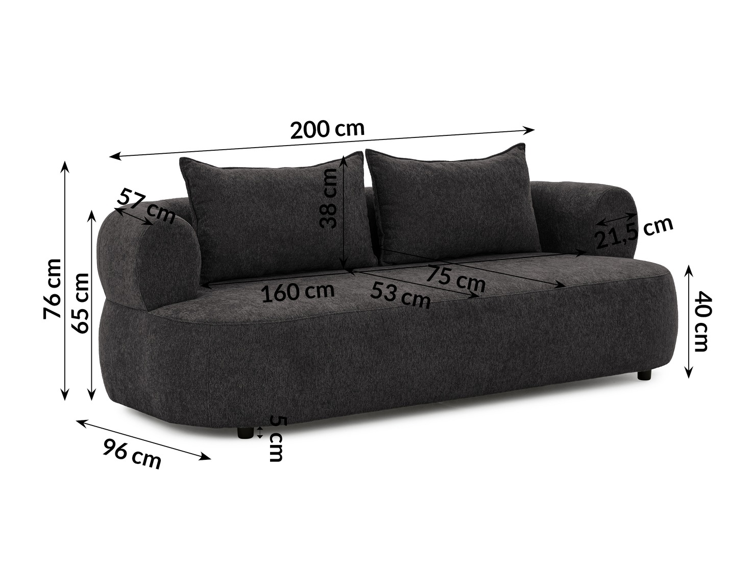 Kavč Rocklin 103 (Toro 150)