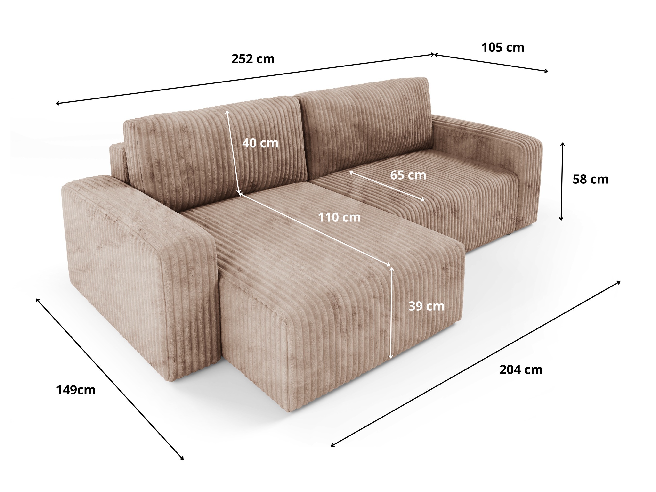 Kotna garnitura Franklin 160 (Tilia 90)