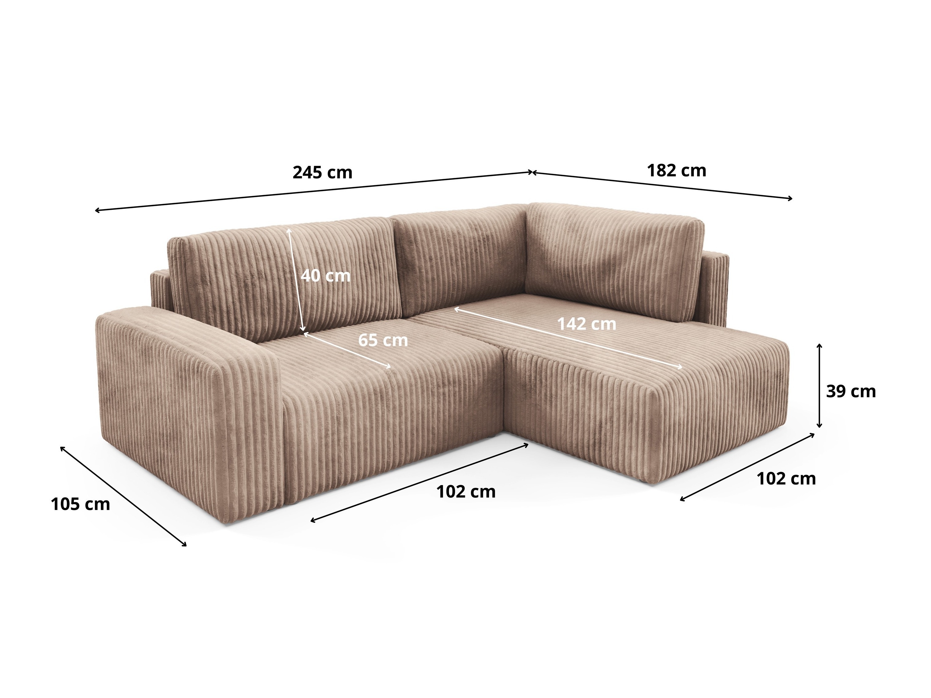 Kotna garnitura Franklin 162 (Desno)