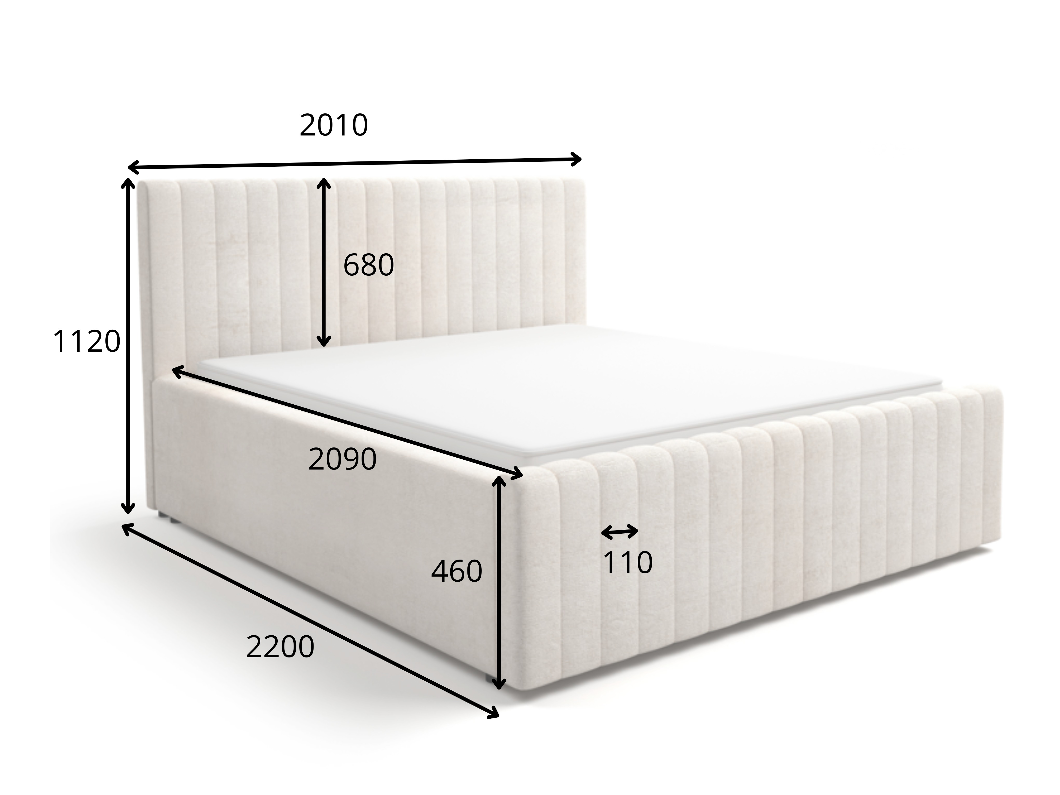 Postelja Baytown 130