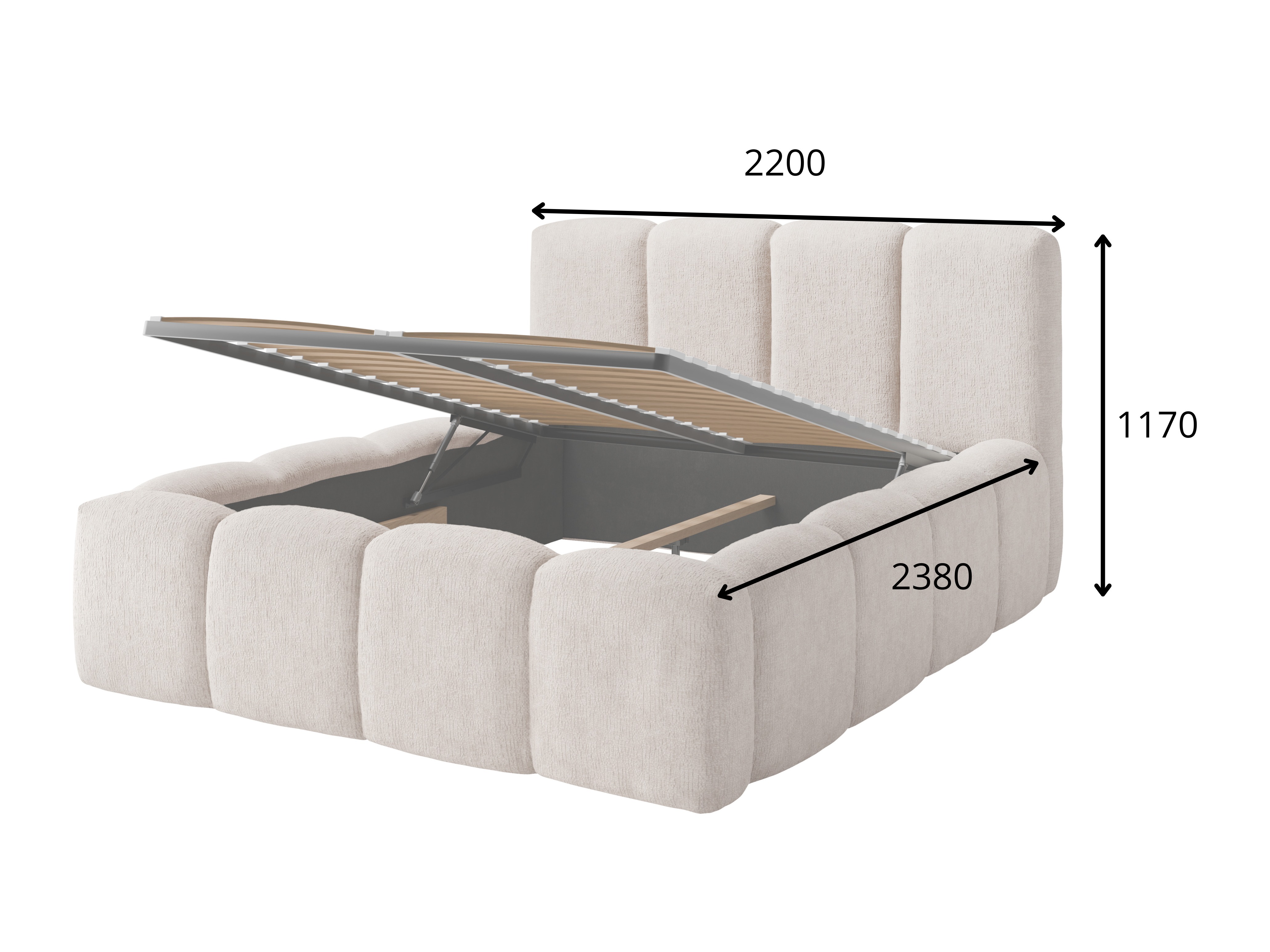 Postelja Baytown 131