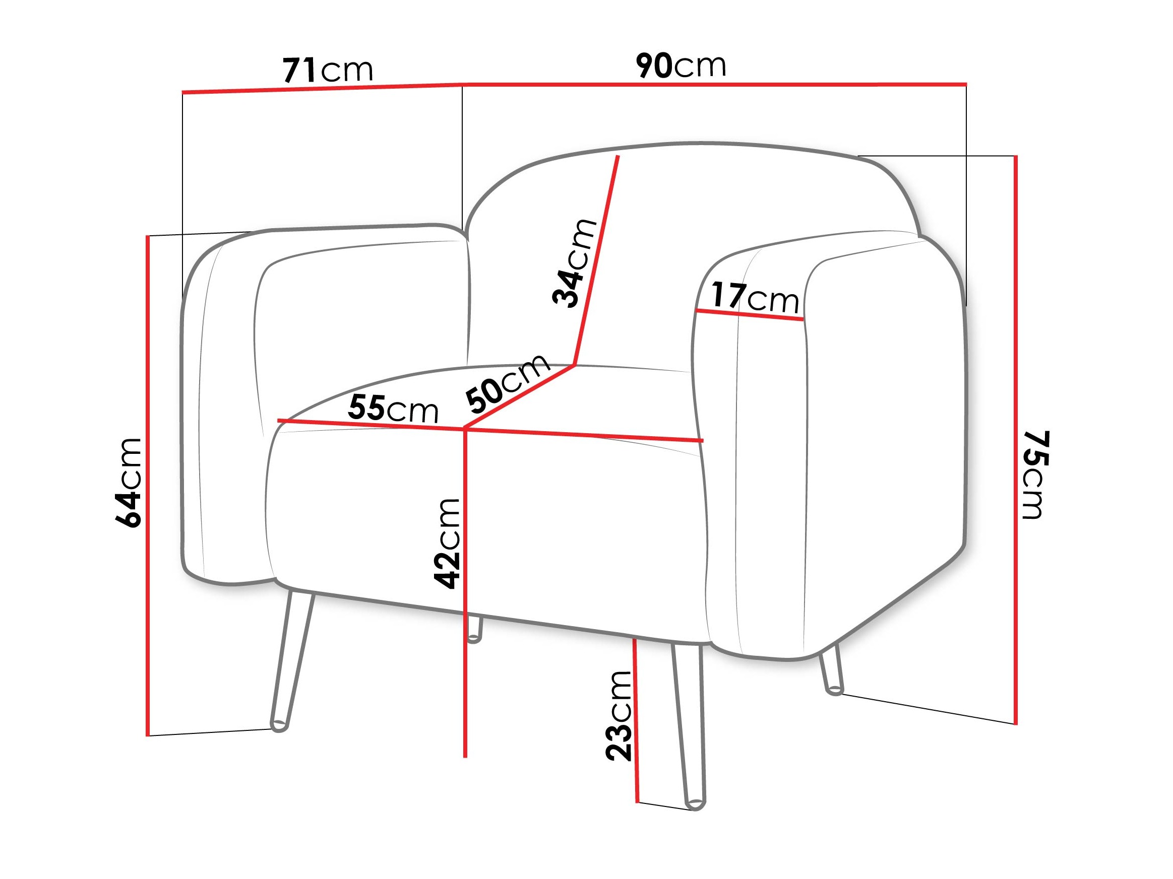 Fotelj Comfivo Beatitudo I (Uttario Velvet 2978)