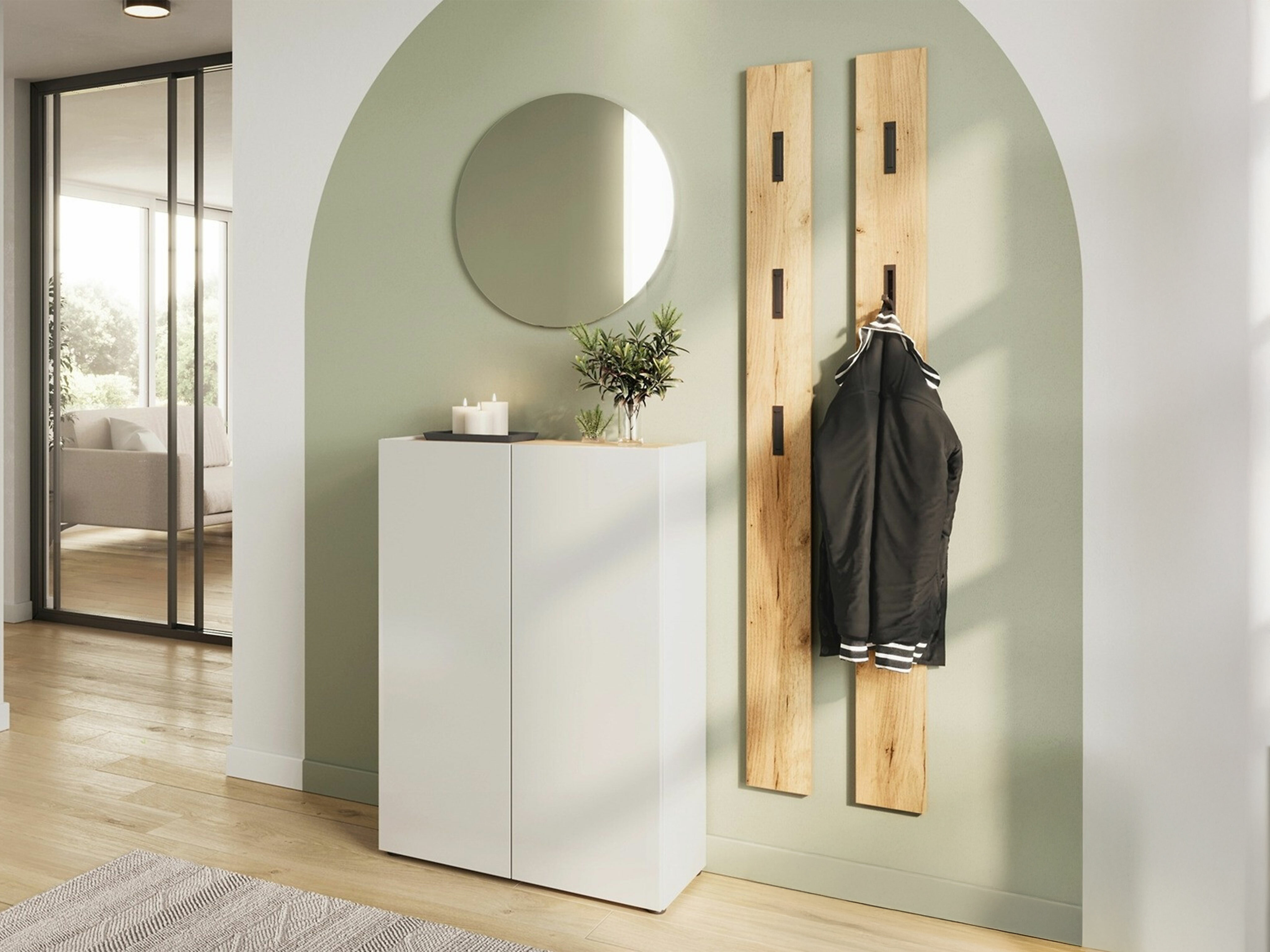 Komplet za predsobo Lircamu 101 (Bela)