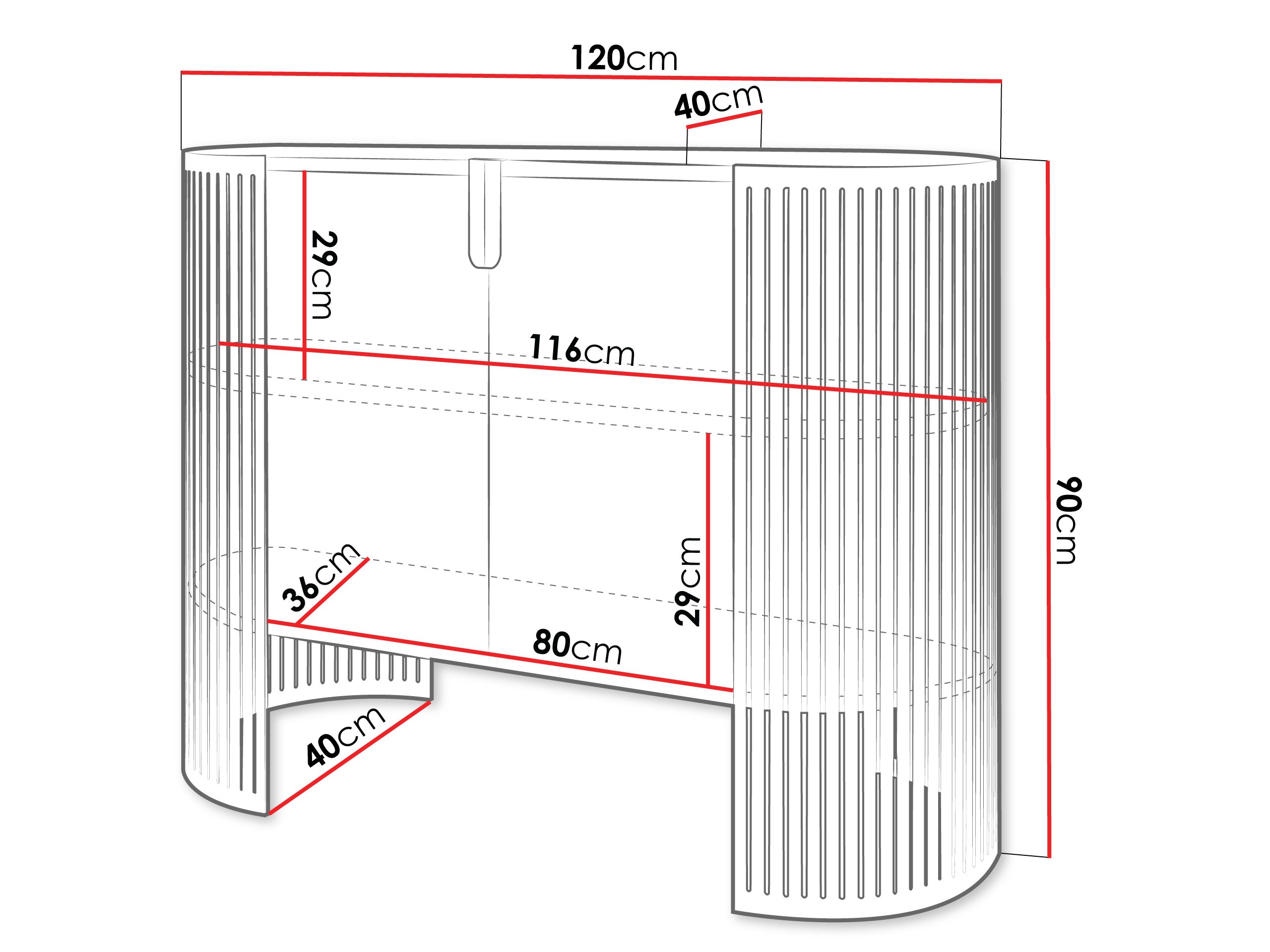 Omarica Evanola 114 (Roza + Bela)