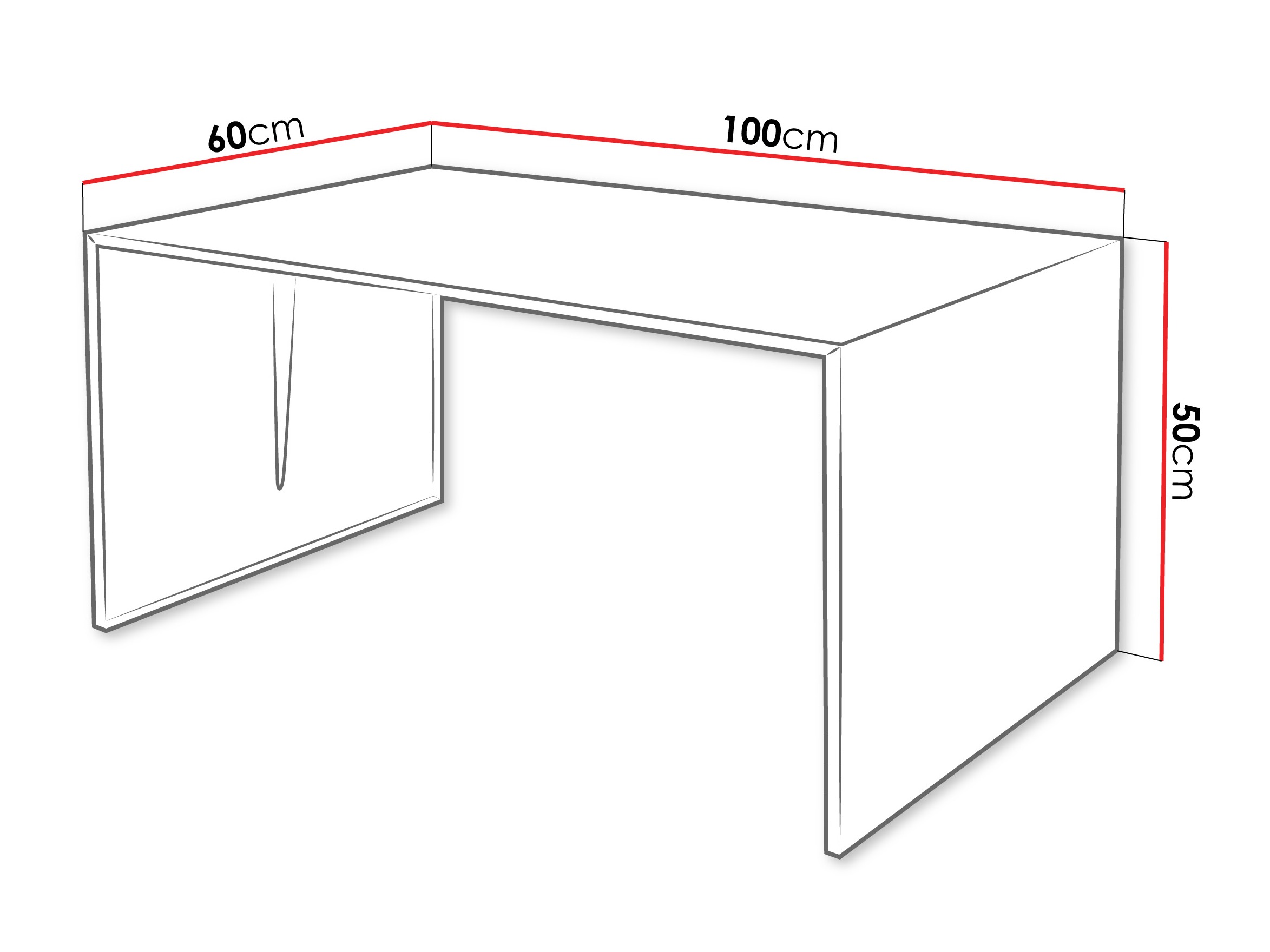 Klubska mizica Oswego 146 (Črna)