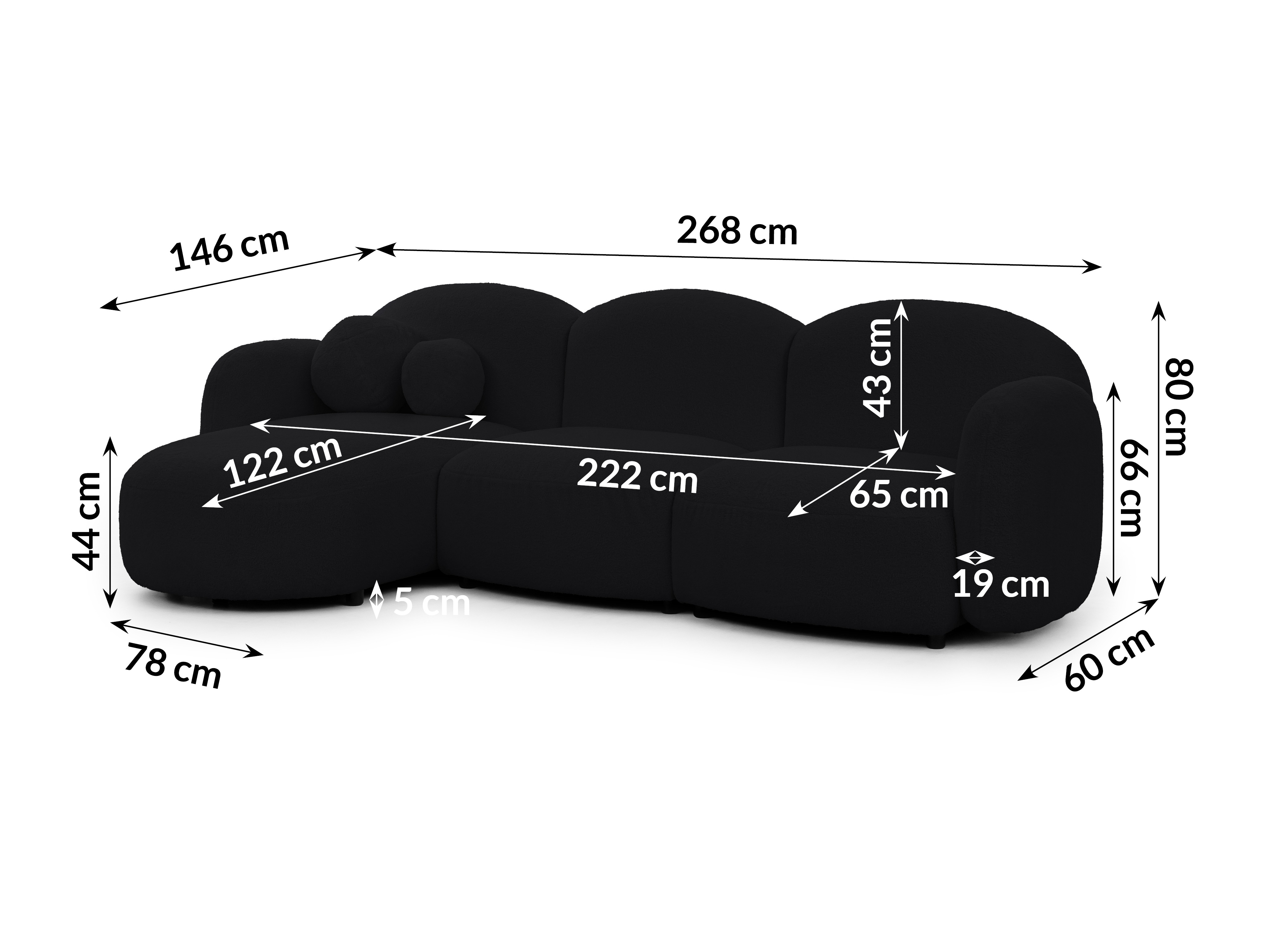 Kotna garnitura Rocklin 108 (Quelle 100)