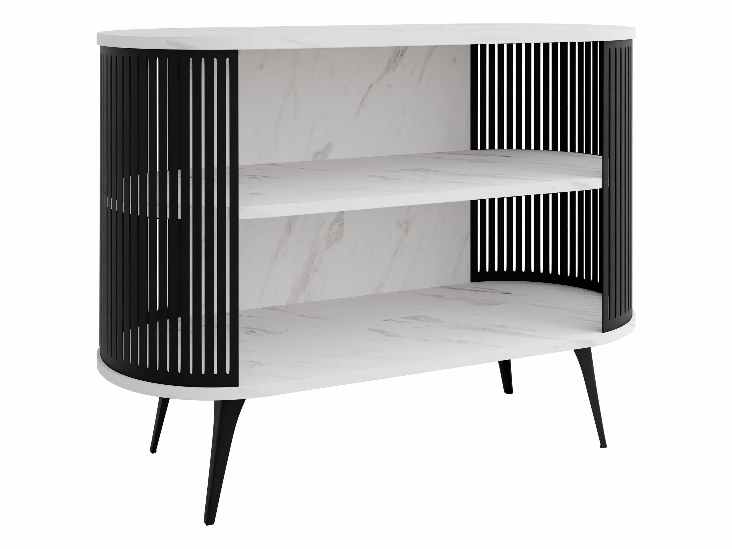 Regal Vitum (Črna + Beli marmor)
