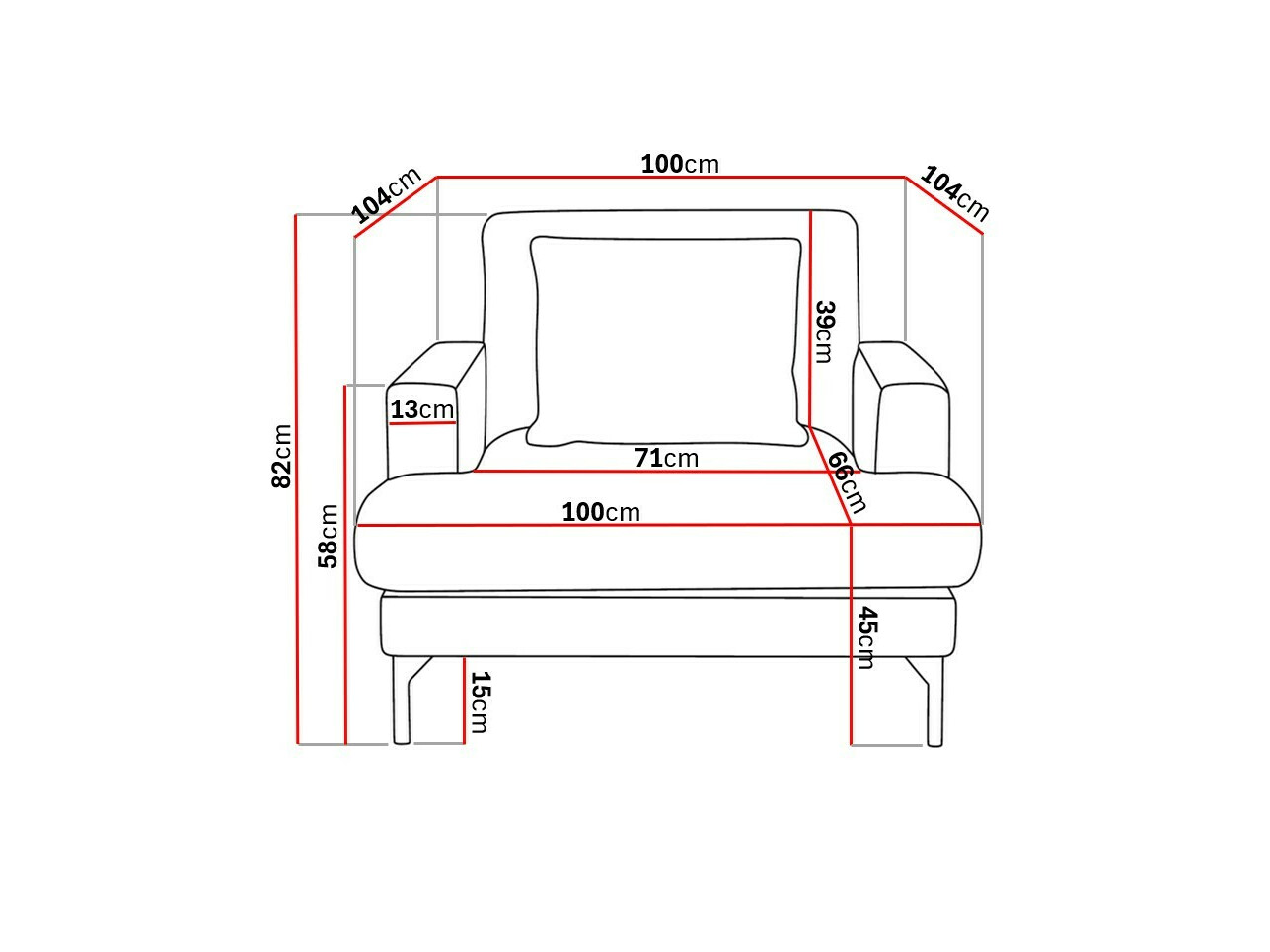 Fotelj Elisonu 102 (Silencio 86)