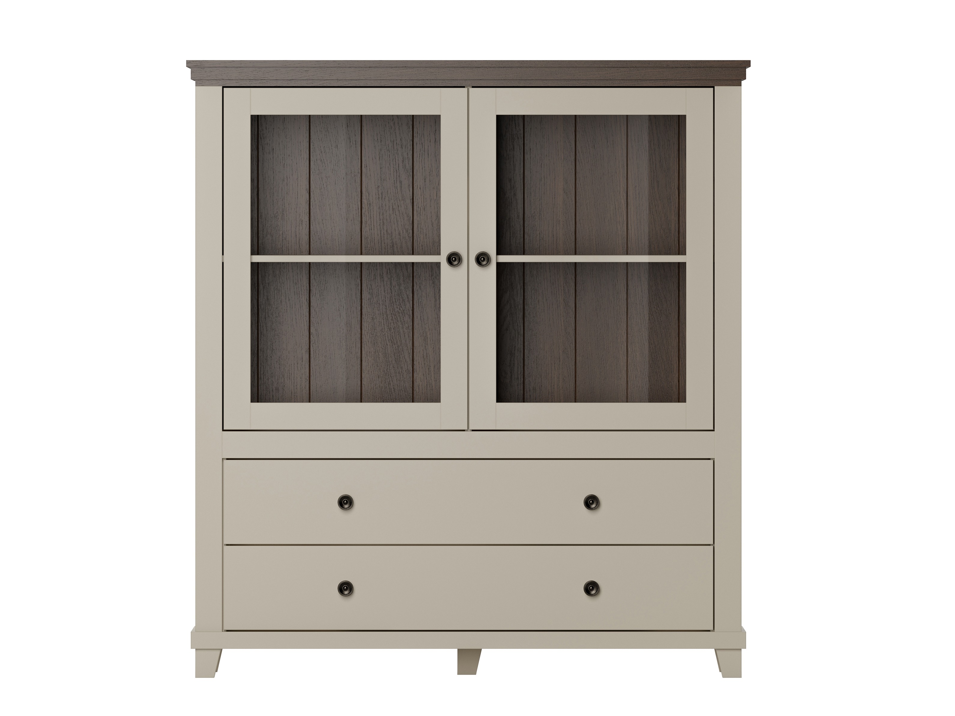 Komoda Tolnue 105 (Svetlo bež + Hrast)