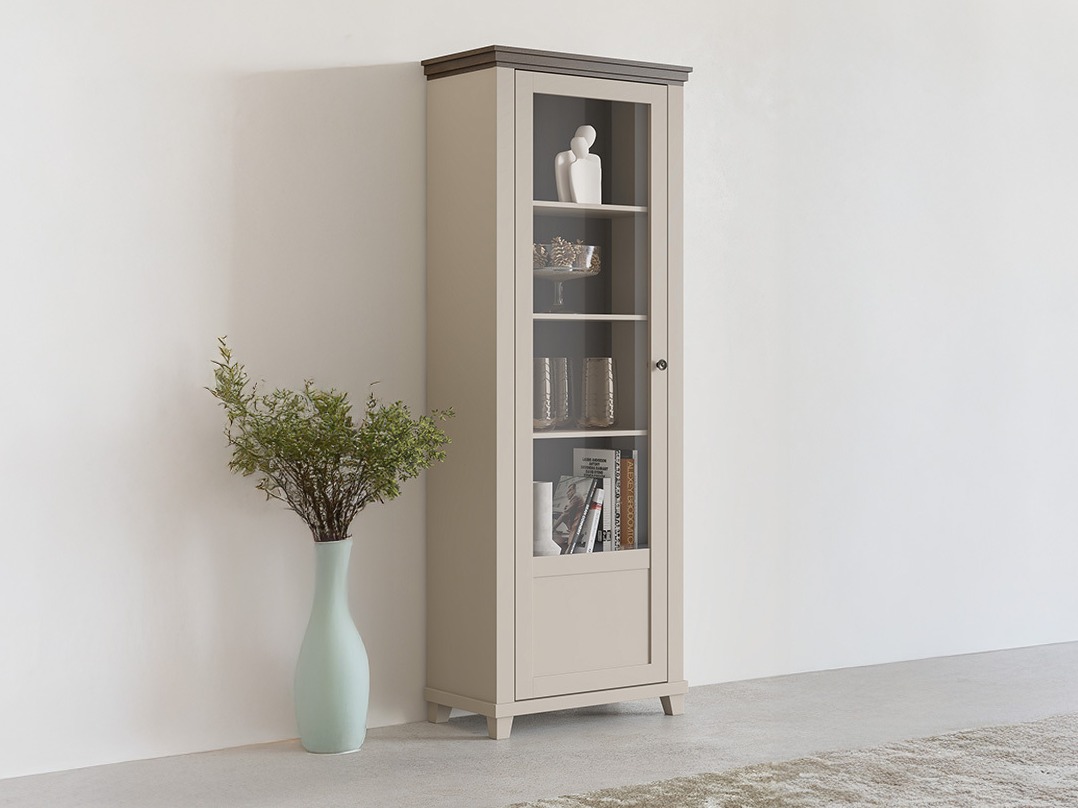 Regal Tolnue 101 (Svetlo bež + Hrast)