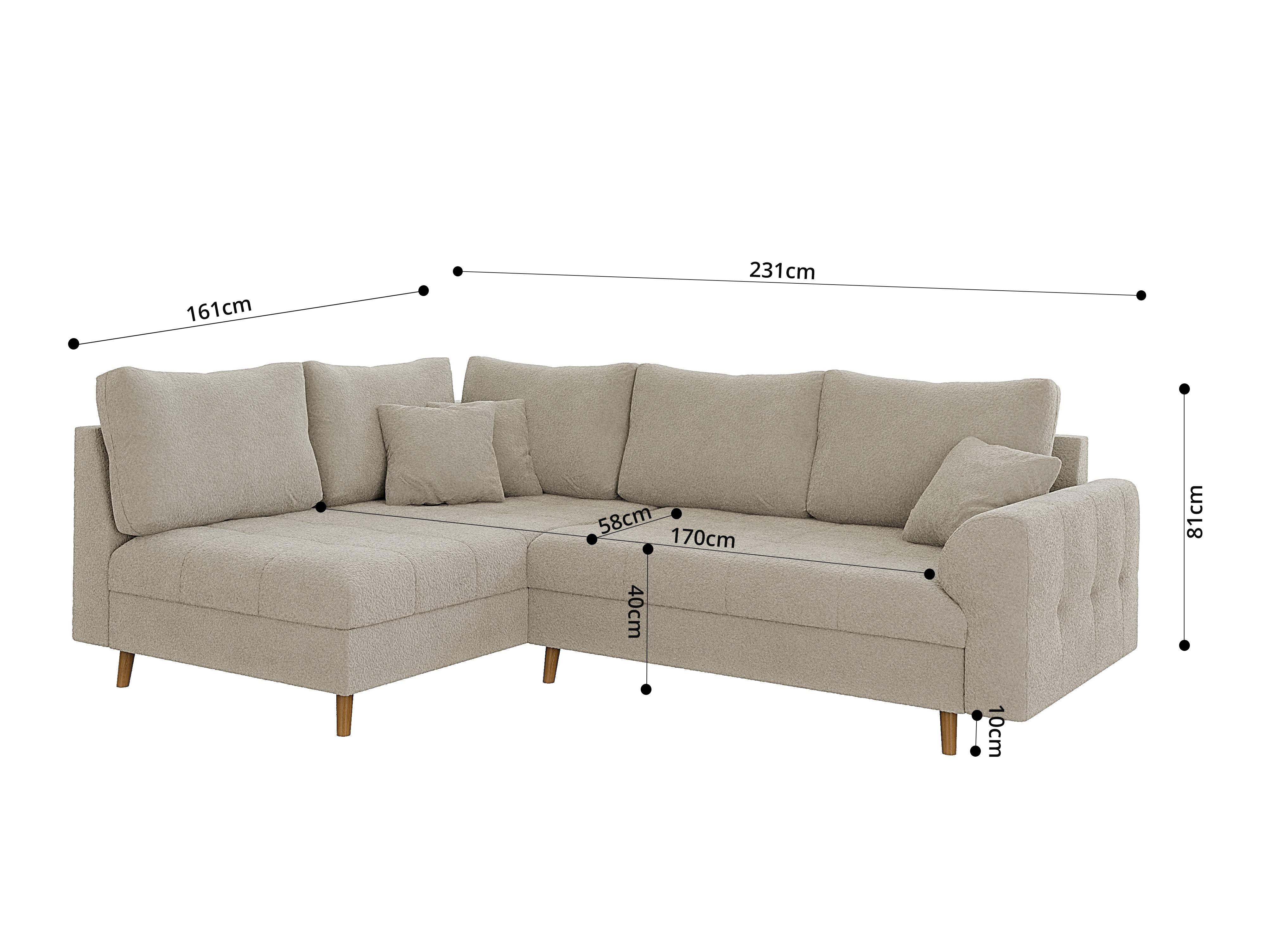 Kotna garnitura Elbmori 100 (Coral 65)