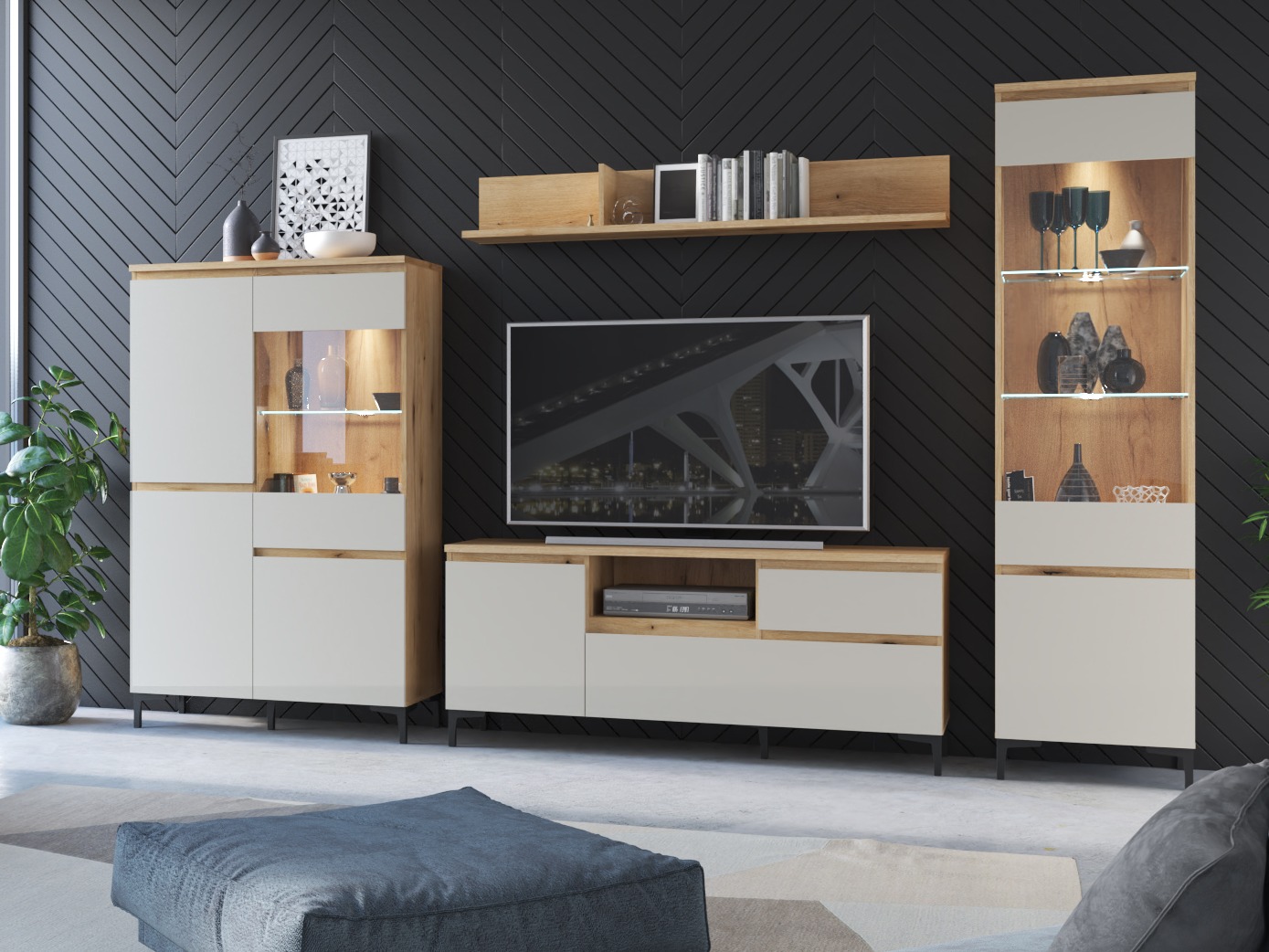 Garderobna omara Ontario 175