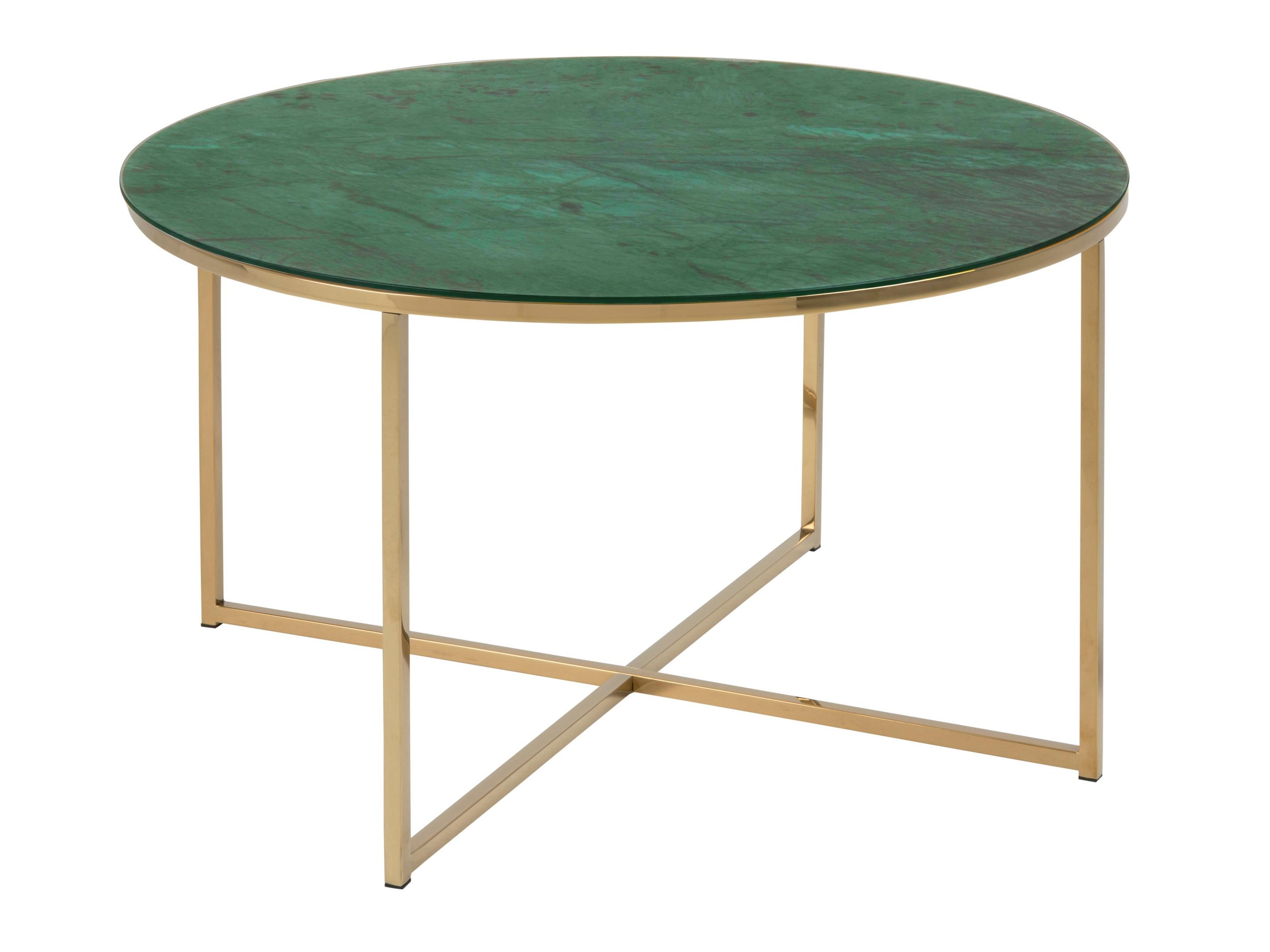 Klubska mizica Norsica Sevodeo 117 (Zeleni marmor)