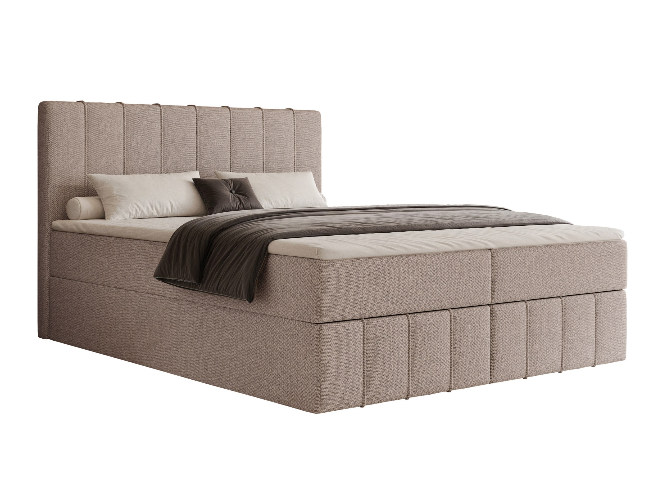 Boxspring postelja Martinez 125 (Lumi 19)