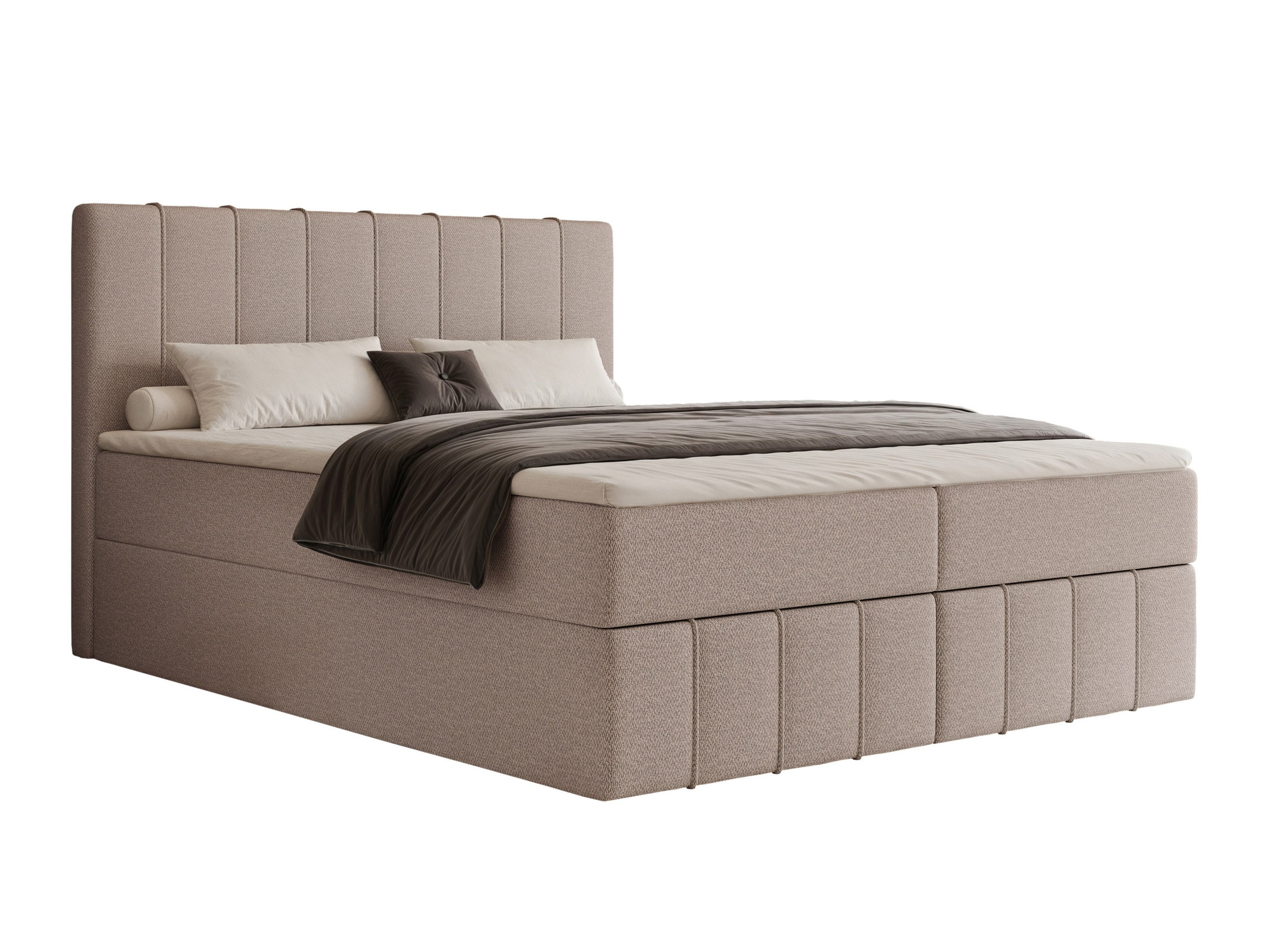 Boxspring postelja Martinez 125 (Lumi 19)
