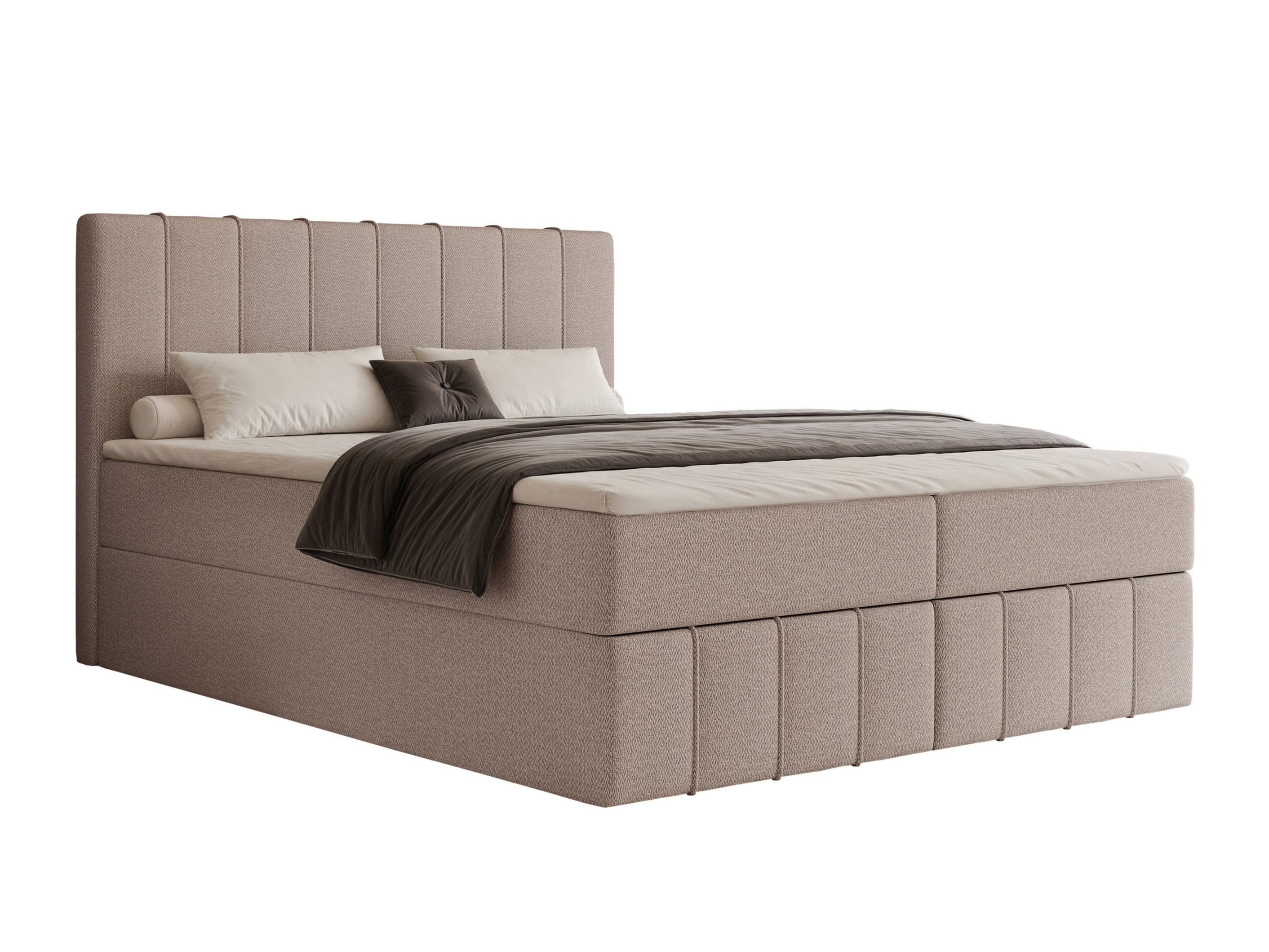 Boxspring postelja Martinez 125 (Lumi 19)