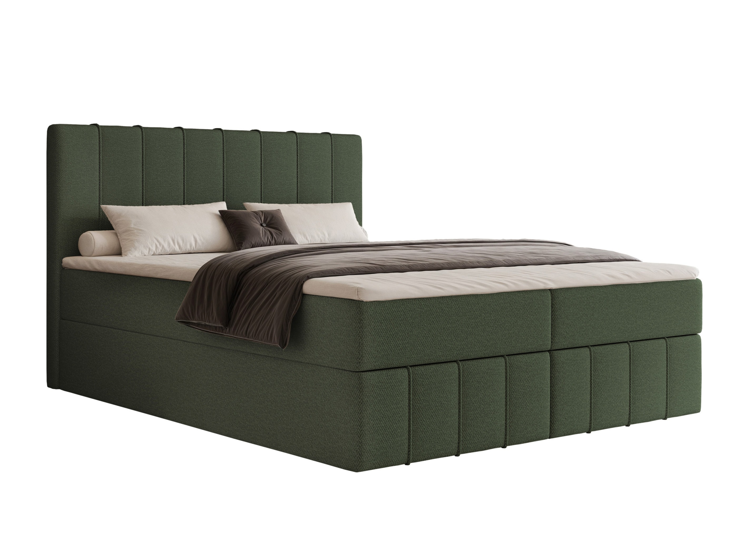 Boxspring postelja Martinez 125 (Lumi 35)