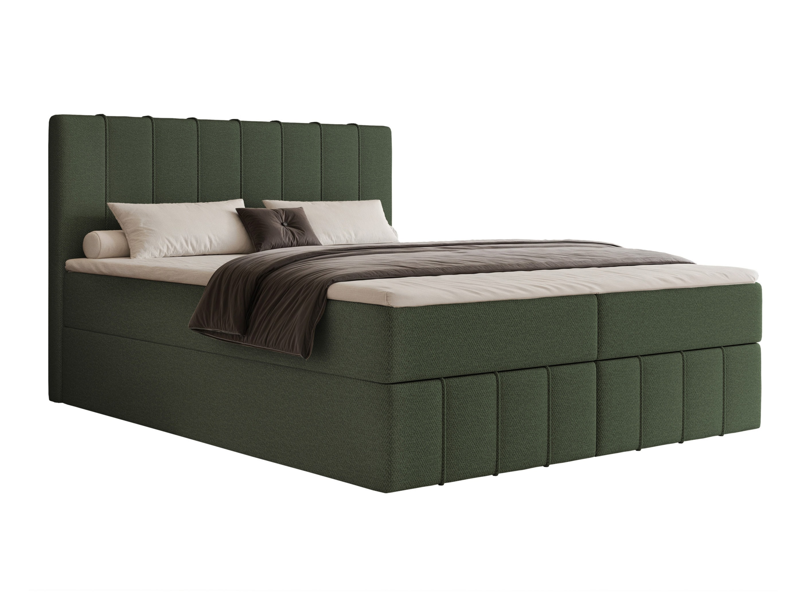 Boxspring postelja Martinez 125 (Lumi 35)