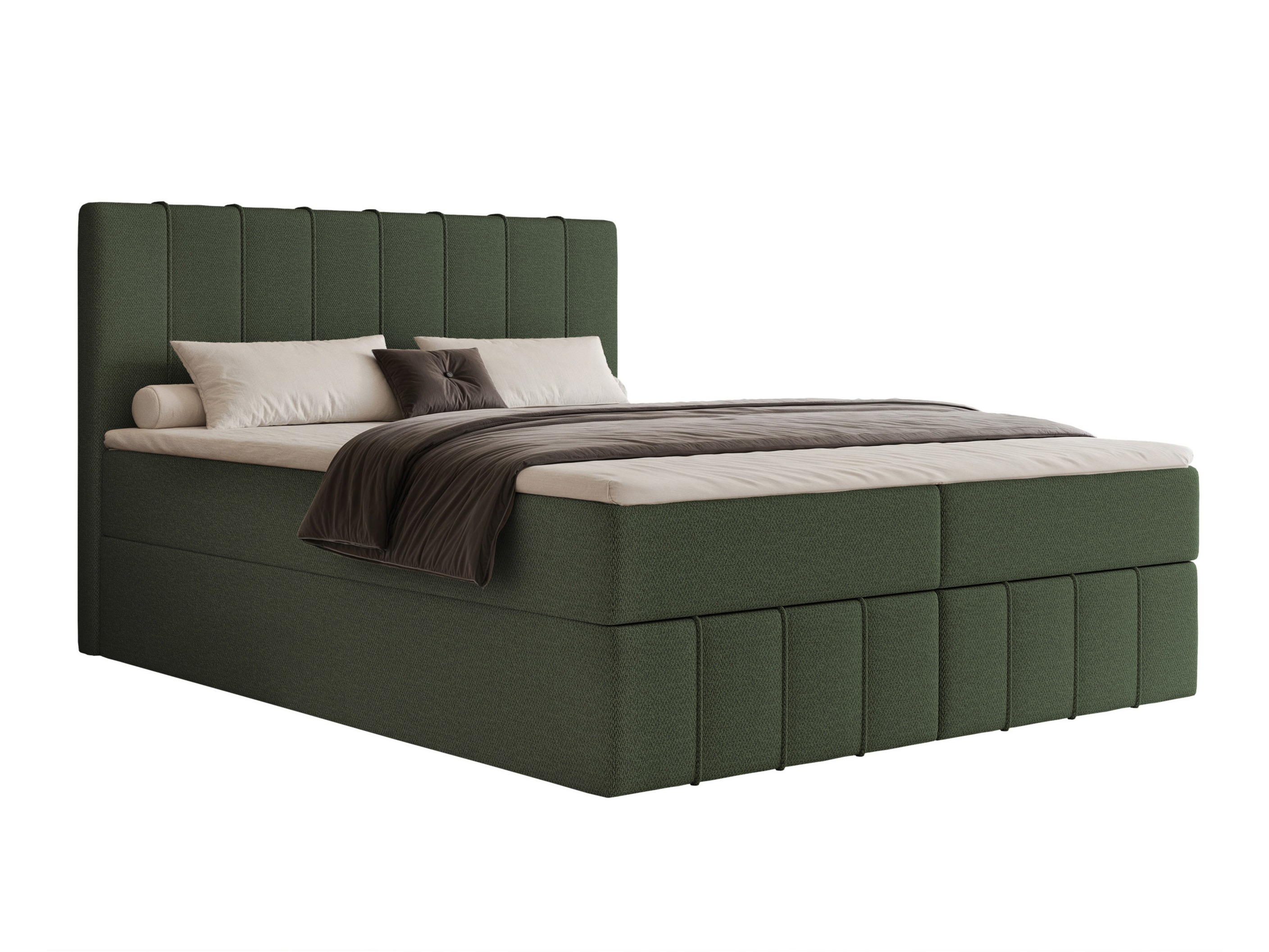 Boxspring postelja Martinez 125 (Lumi 35)