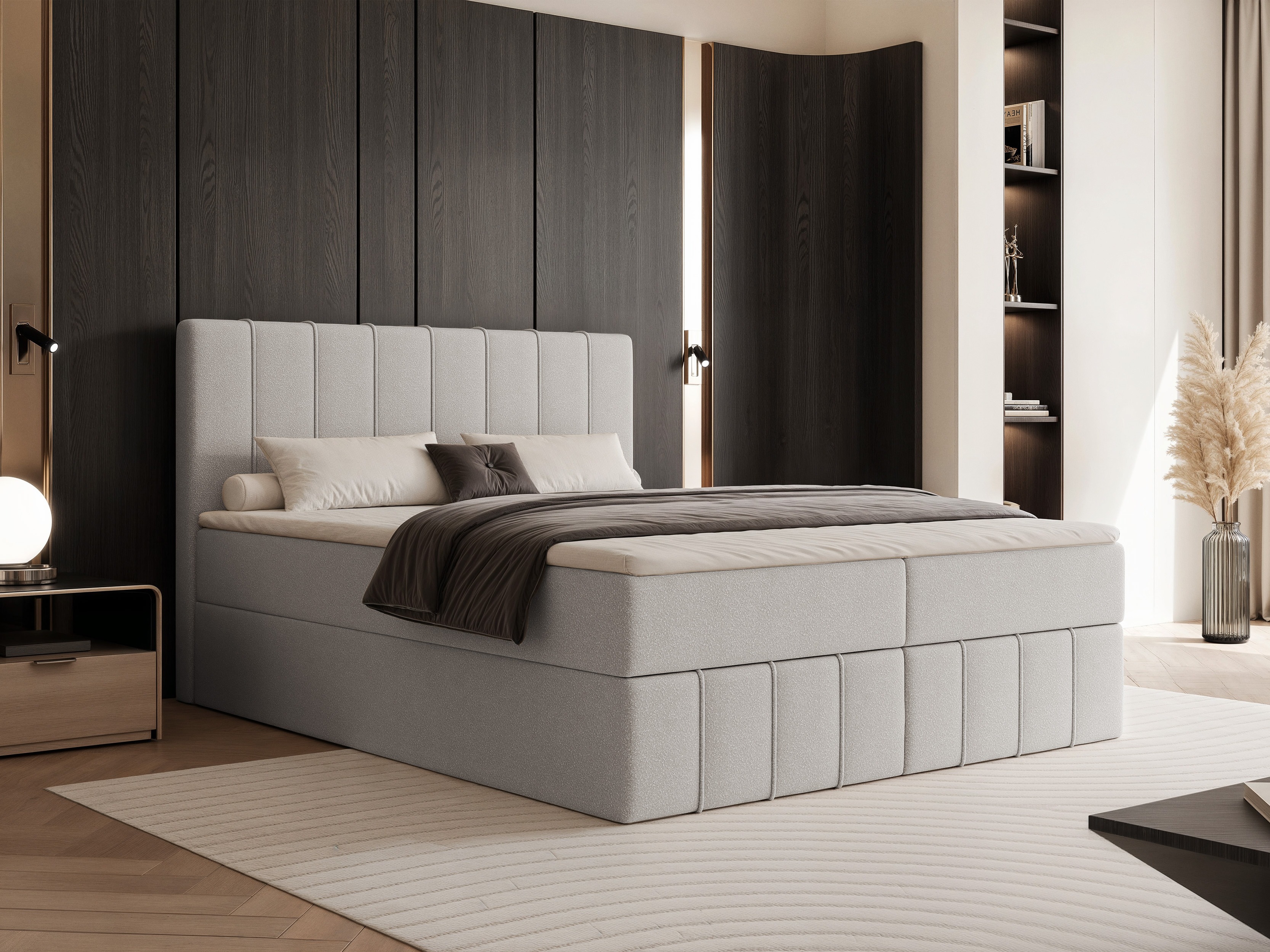 Boxspring postelja Martinez 125 (Melody 02)