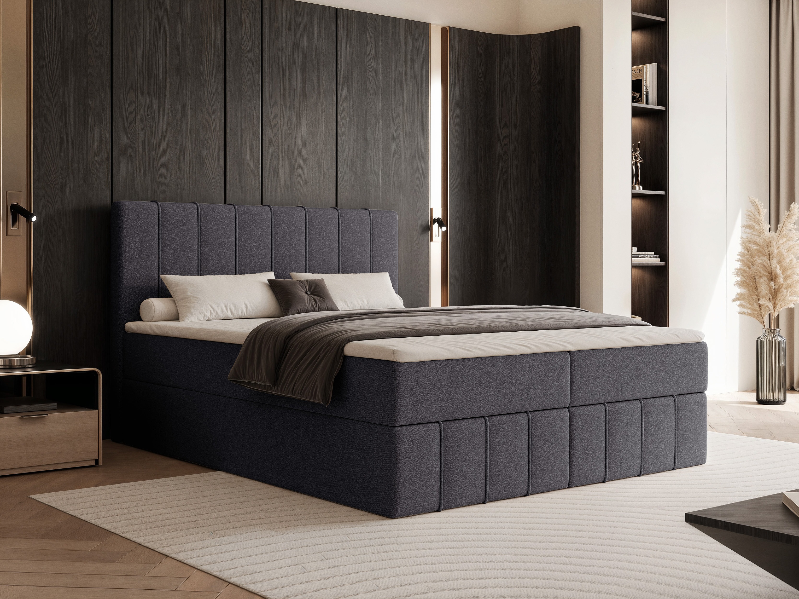 Boxspring postelja Martinez 125 (Melody 05)