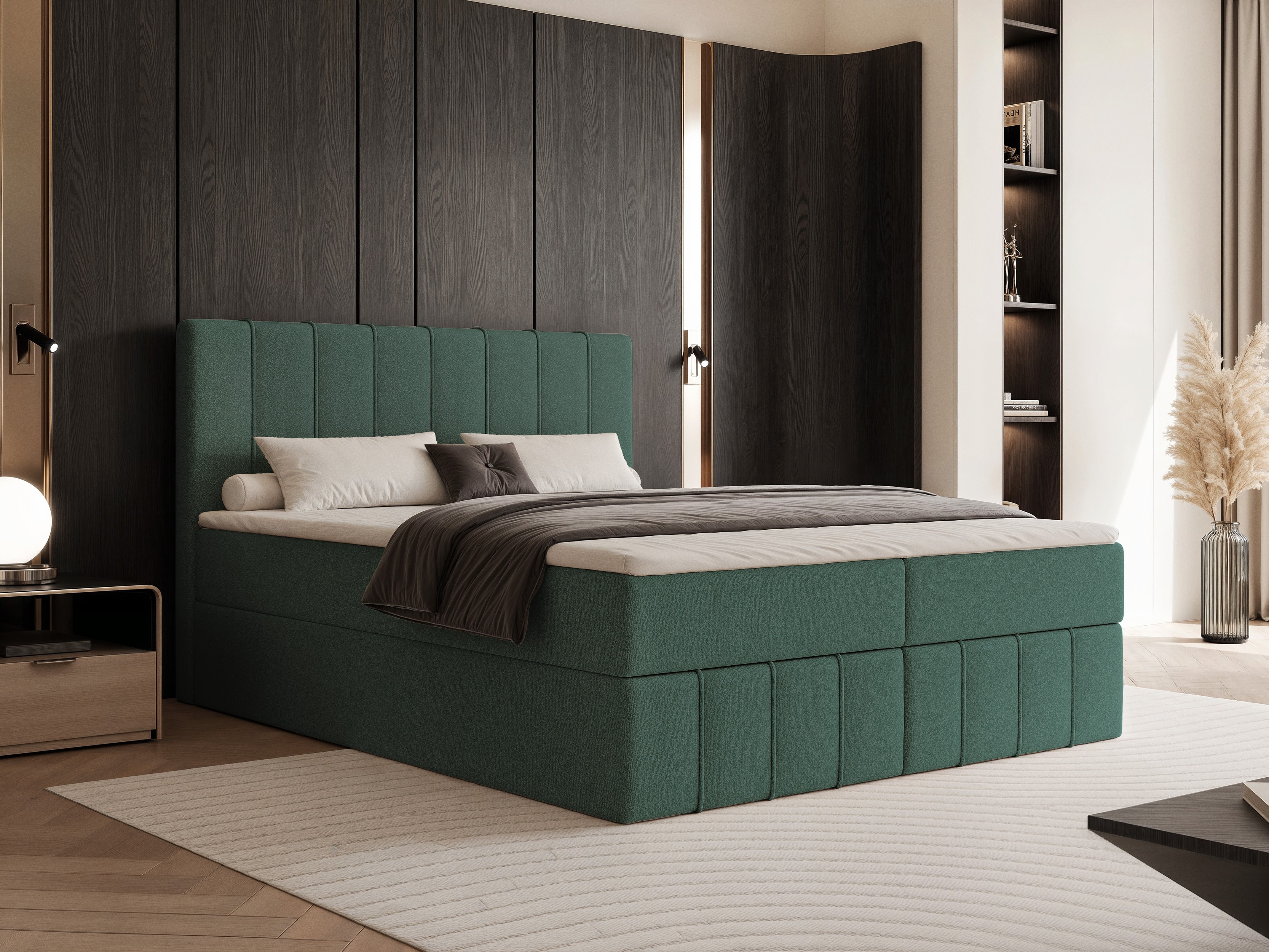 Boxspring postelja Martinez 125 (Melody 07)