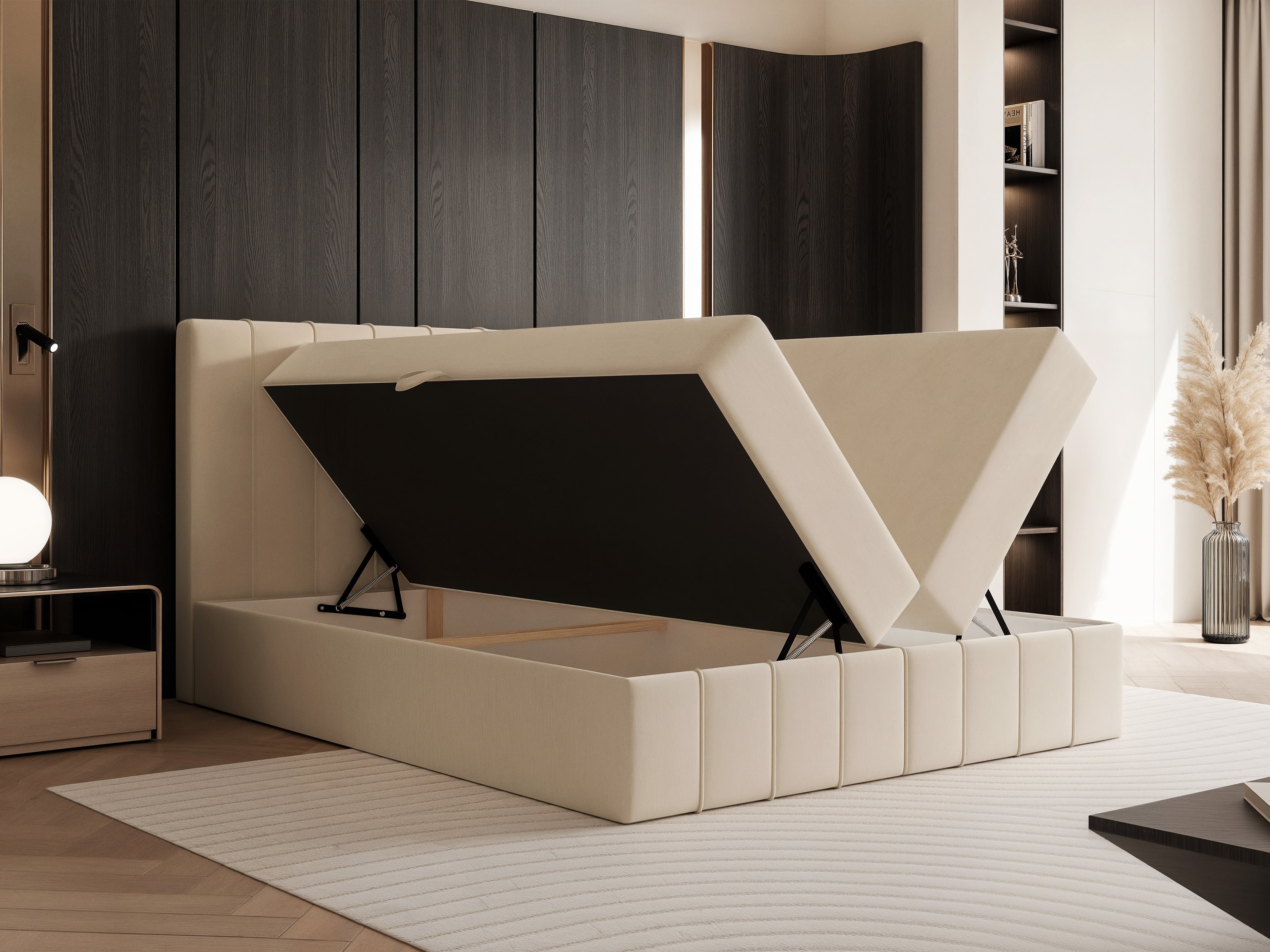 Boxspring postelja Martinez 125 (Piano 02)