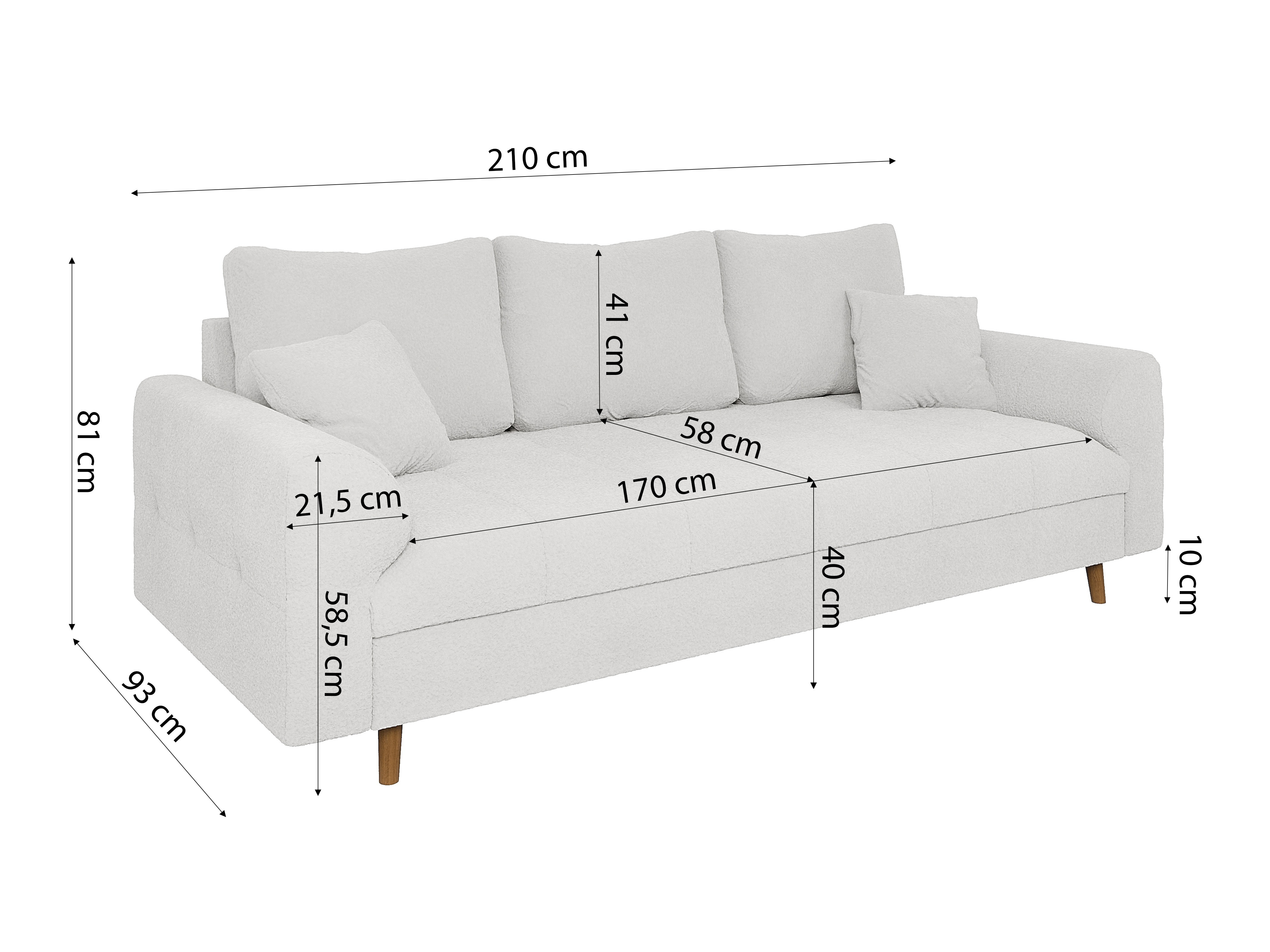 Komplet oblazinjenega pohištva Elbmori 107 (Coral 70)
