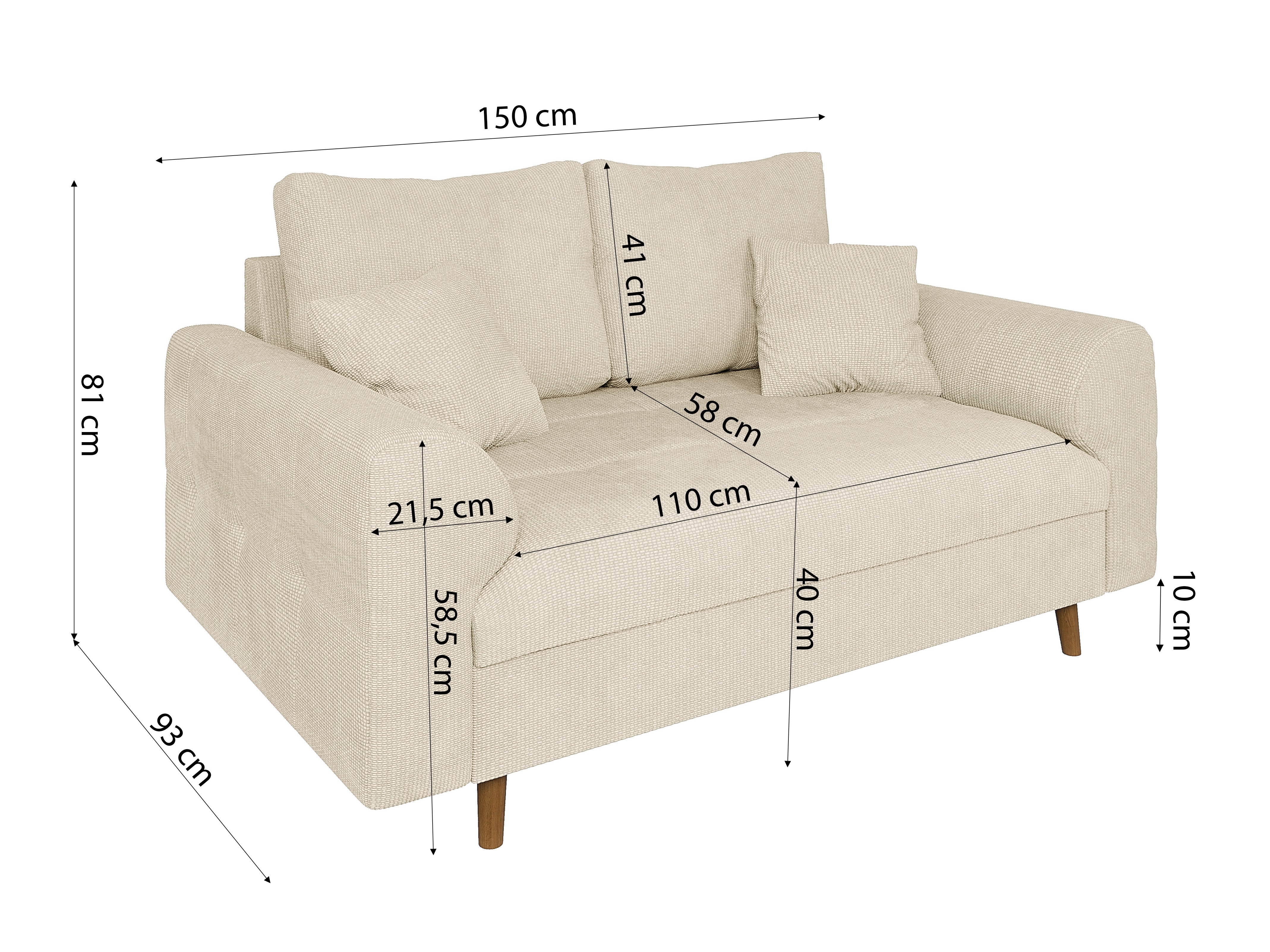 Komplet oblazinjenega pohištva Elbmori 107 (Flow 05)
