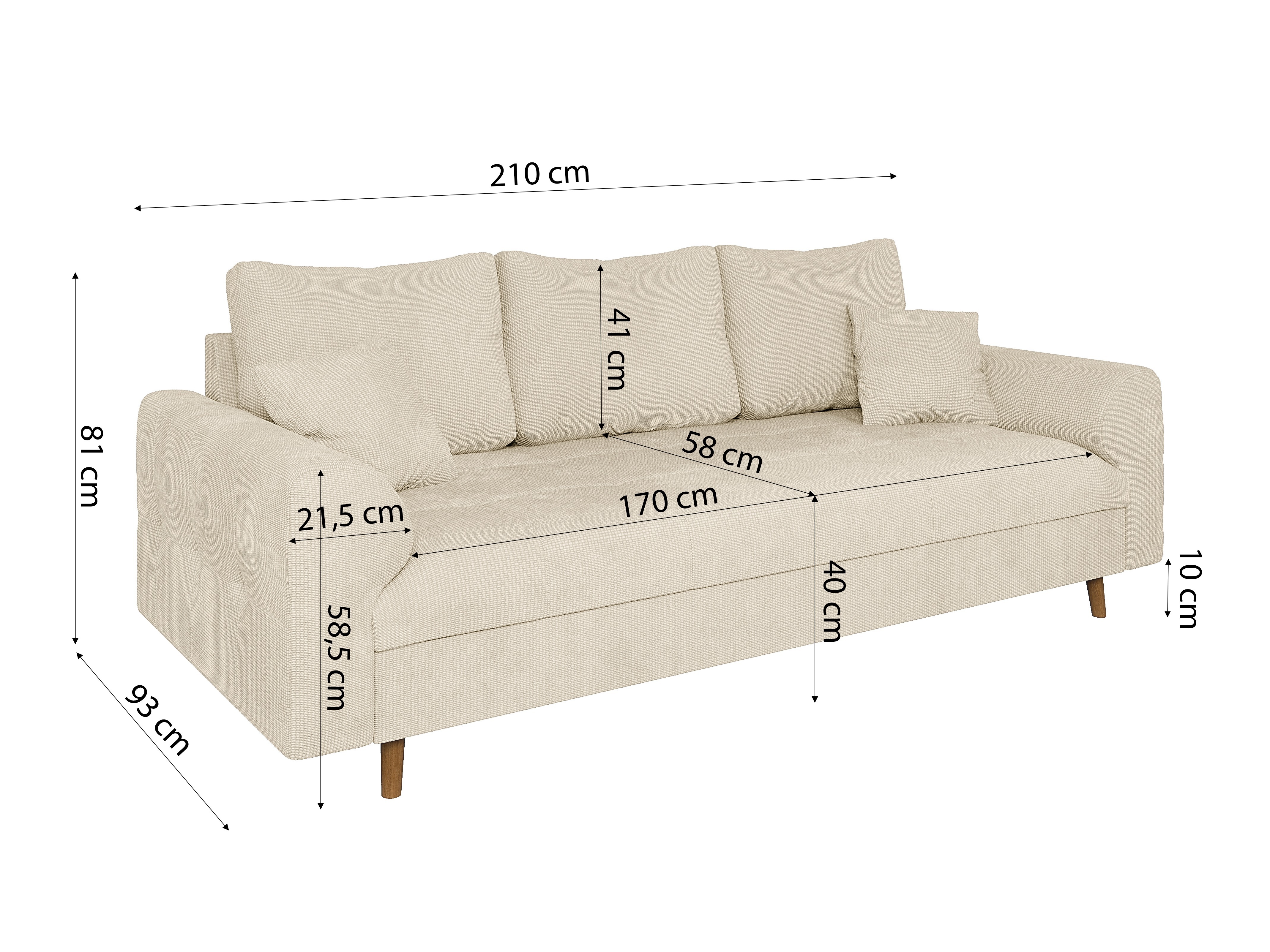 Komplet oblazinjenega pohištva Elbmori 107 (Flow 05)