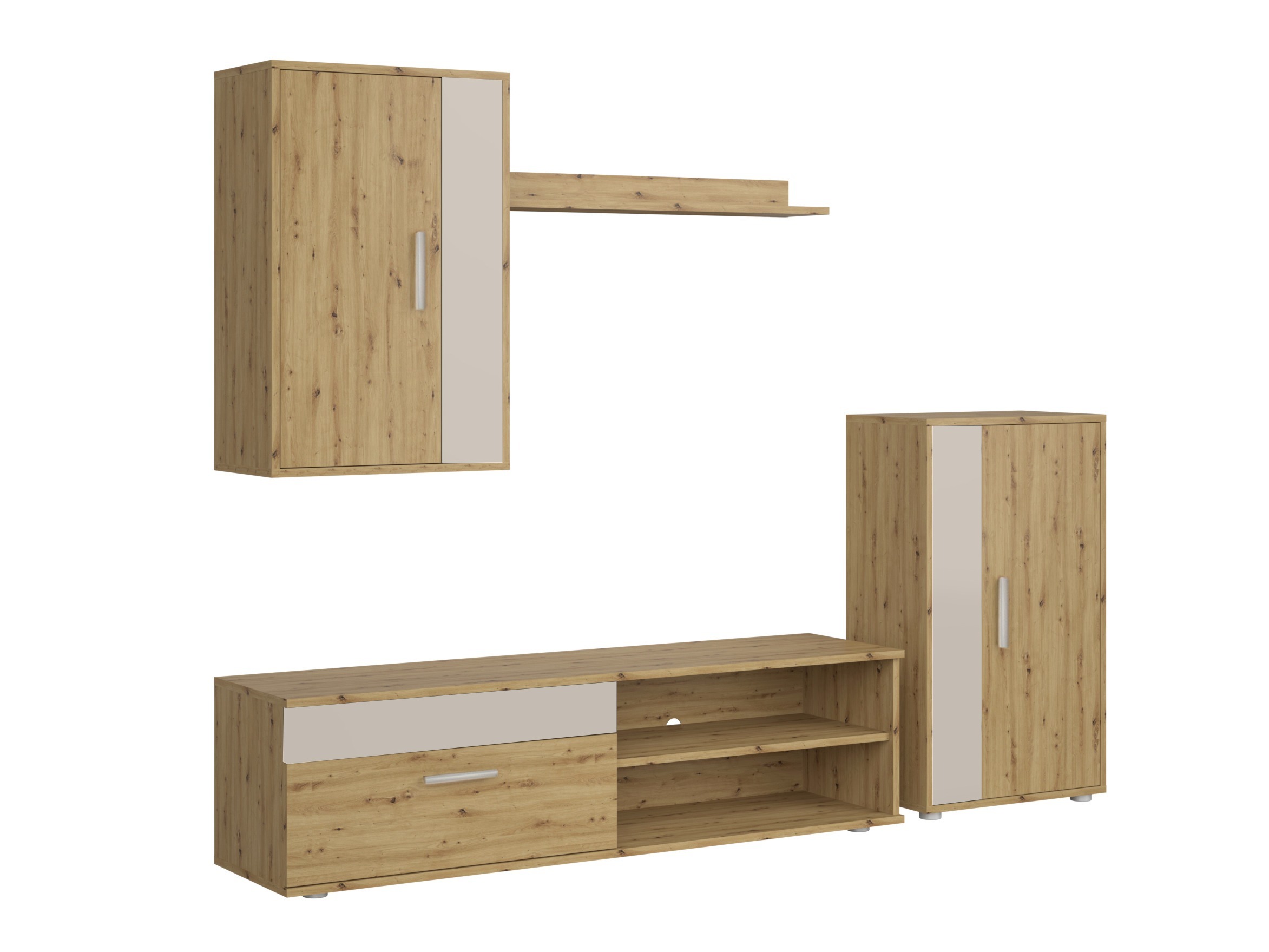 Komplet za dnevno sobo Houston 2087 (Artisan hrast + Kašmir)