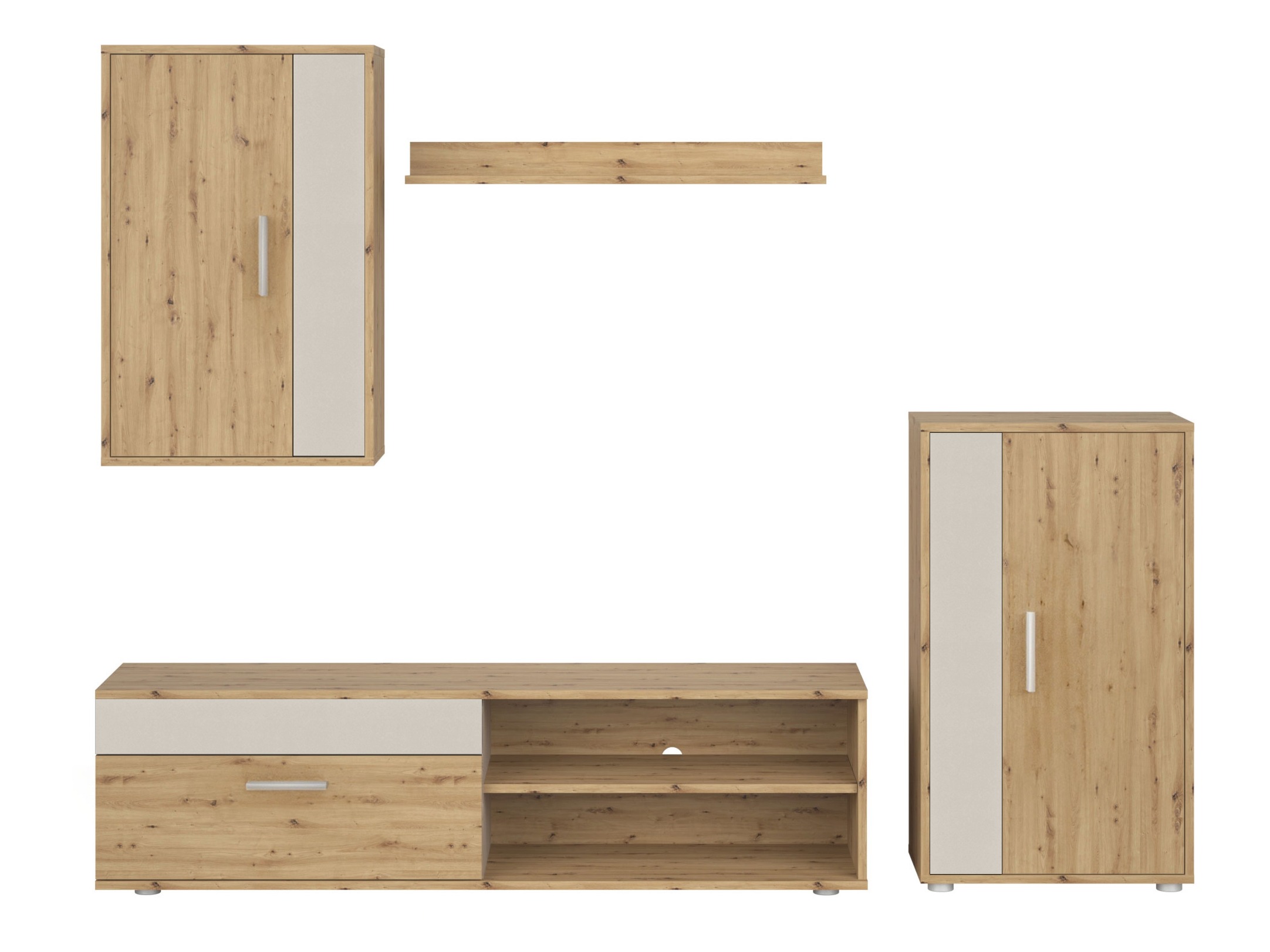 Komplet za dnevno sobo Houston 2087 (Artisan hrast + Kašmir)