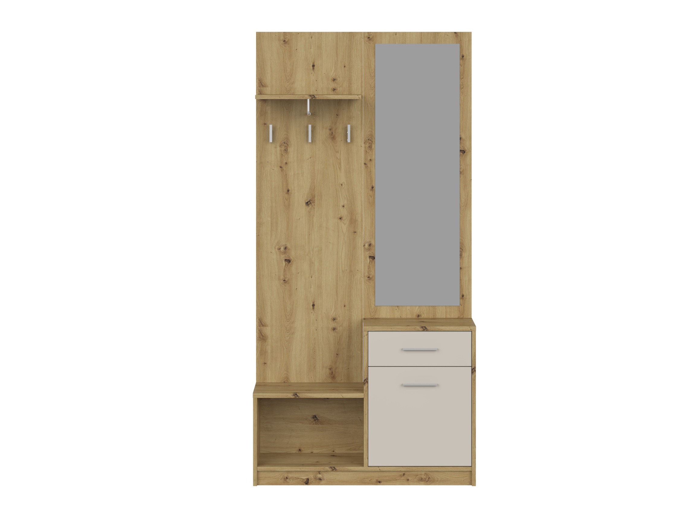 Komplet za predsobo Houston 2084 (Artisan hrast + Kašmir)