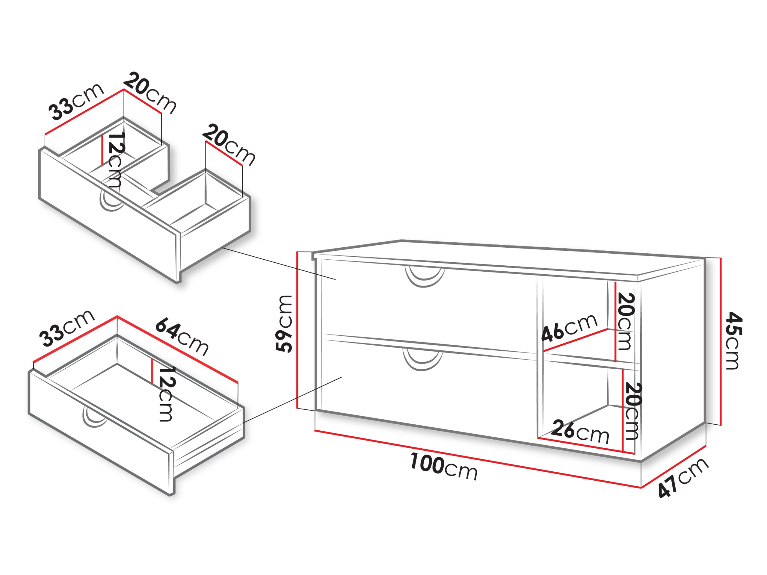 Viseča kopalniška omarica za umivalnik Providence 193 (Kašmir)