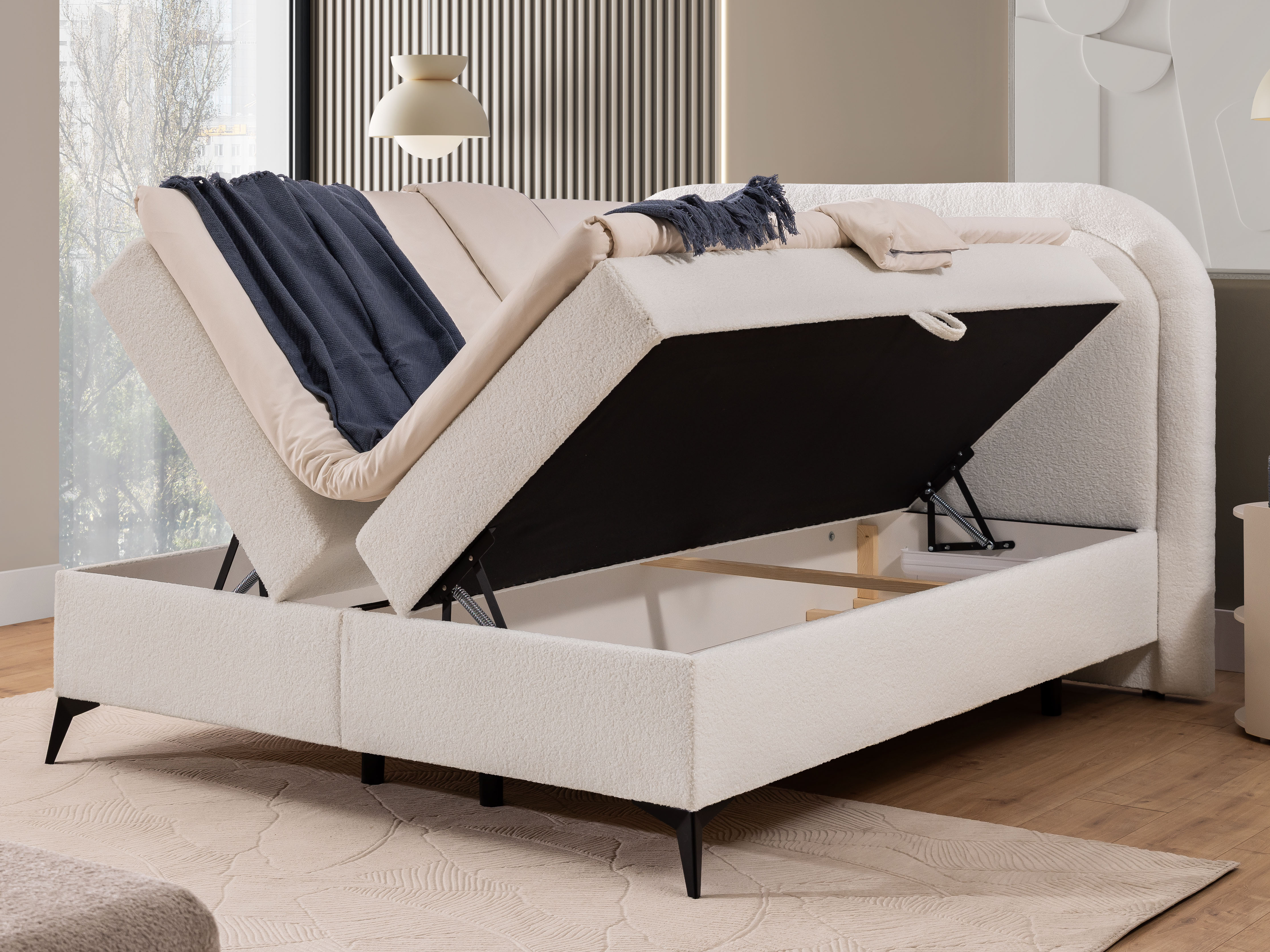 Boxspring postelja Rocklin 115 (Quelle 01)