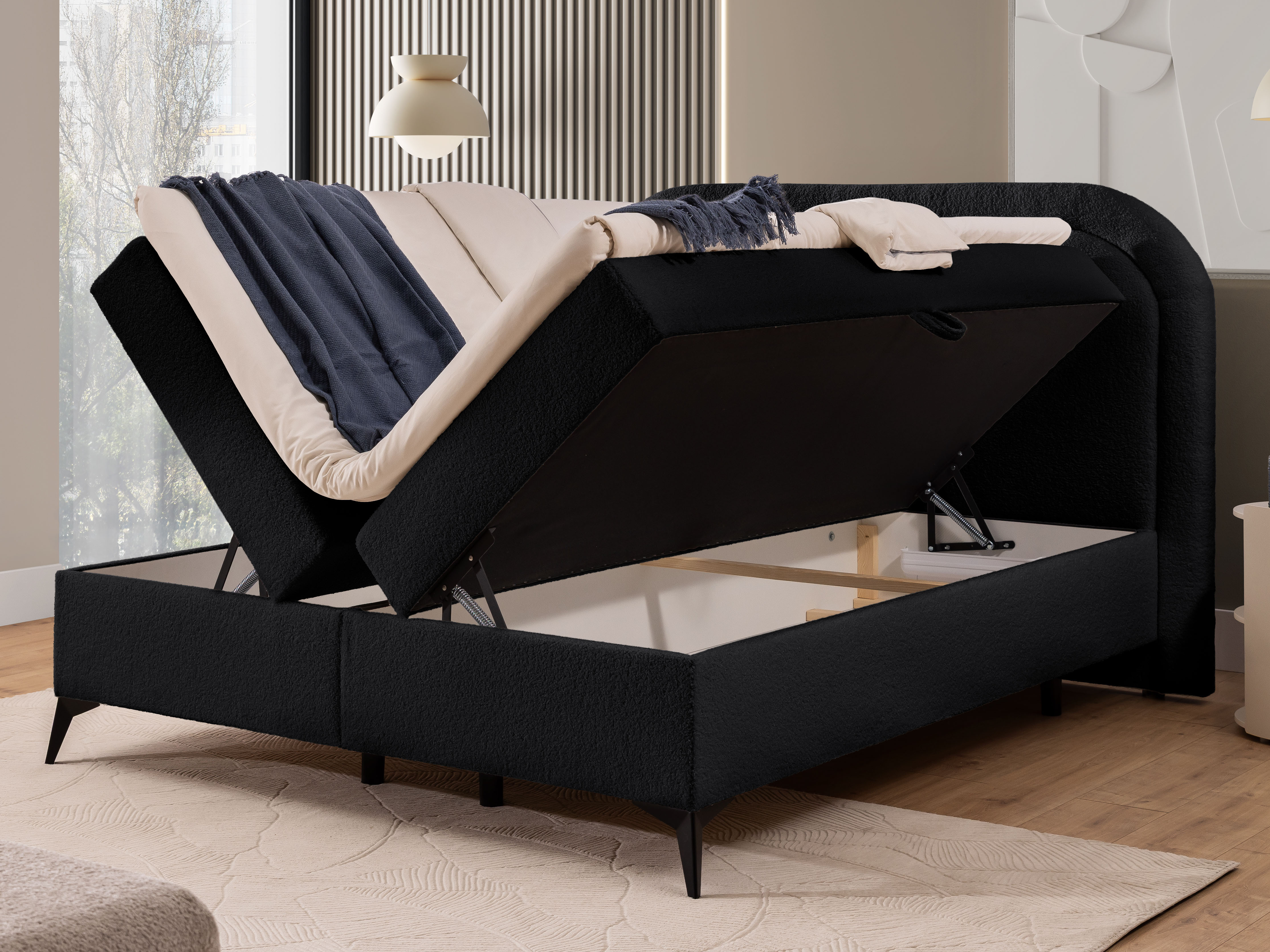 Boxspring postelja Rocklin 115 (Quelle 100)