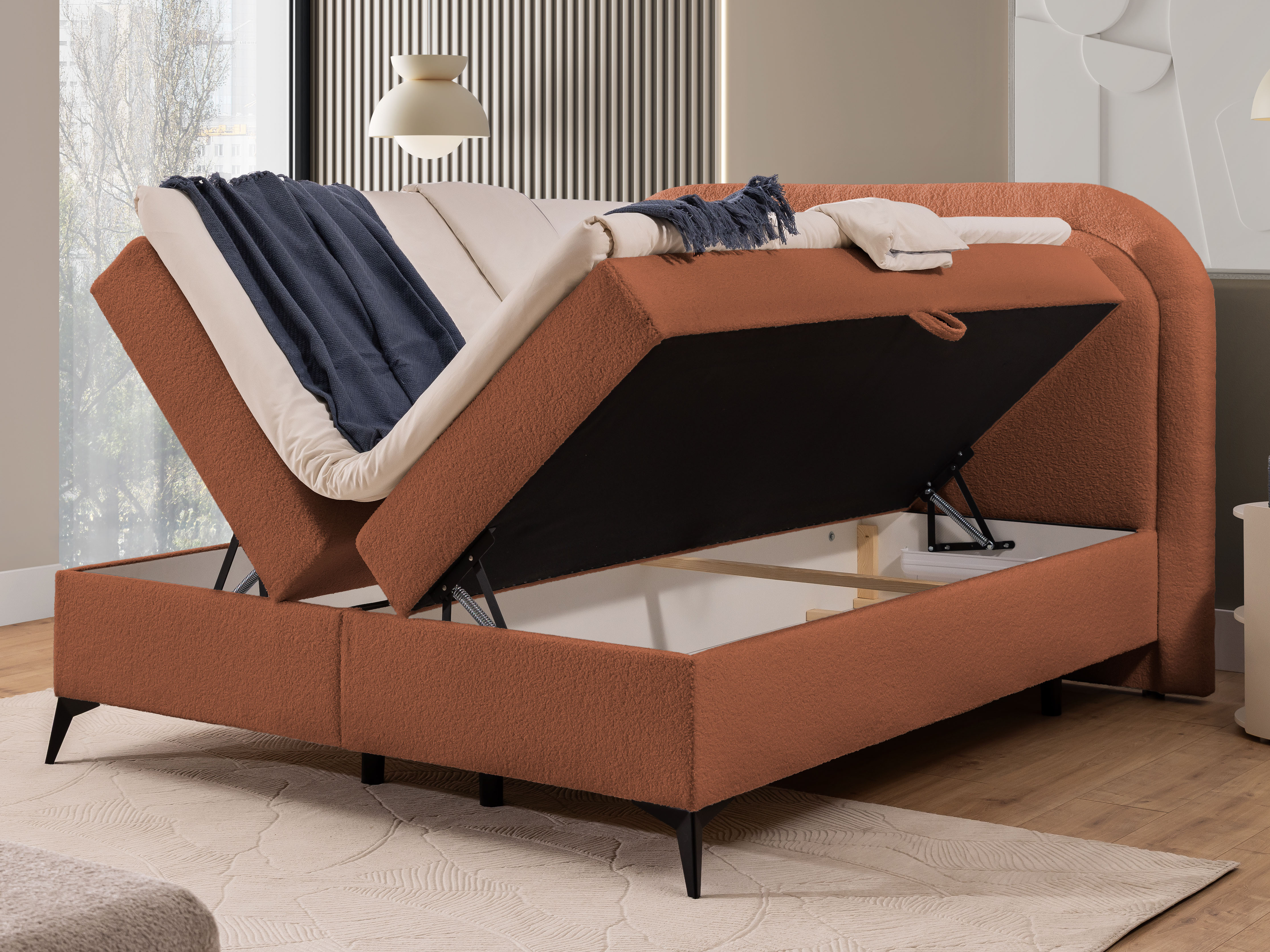 Boxspring postelja Rocklin 115 (Quelle 54)